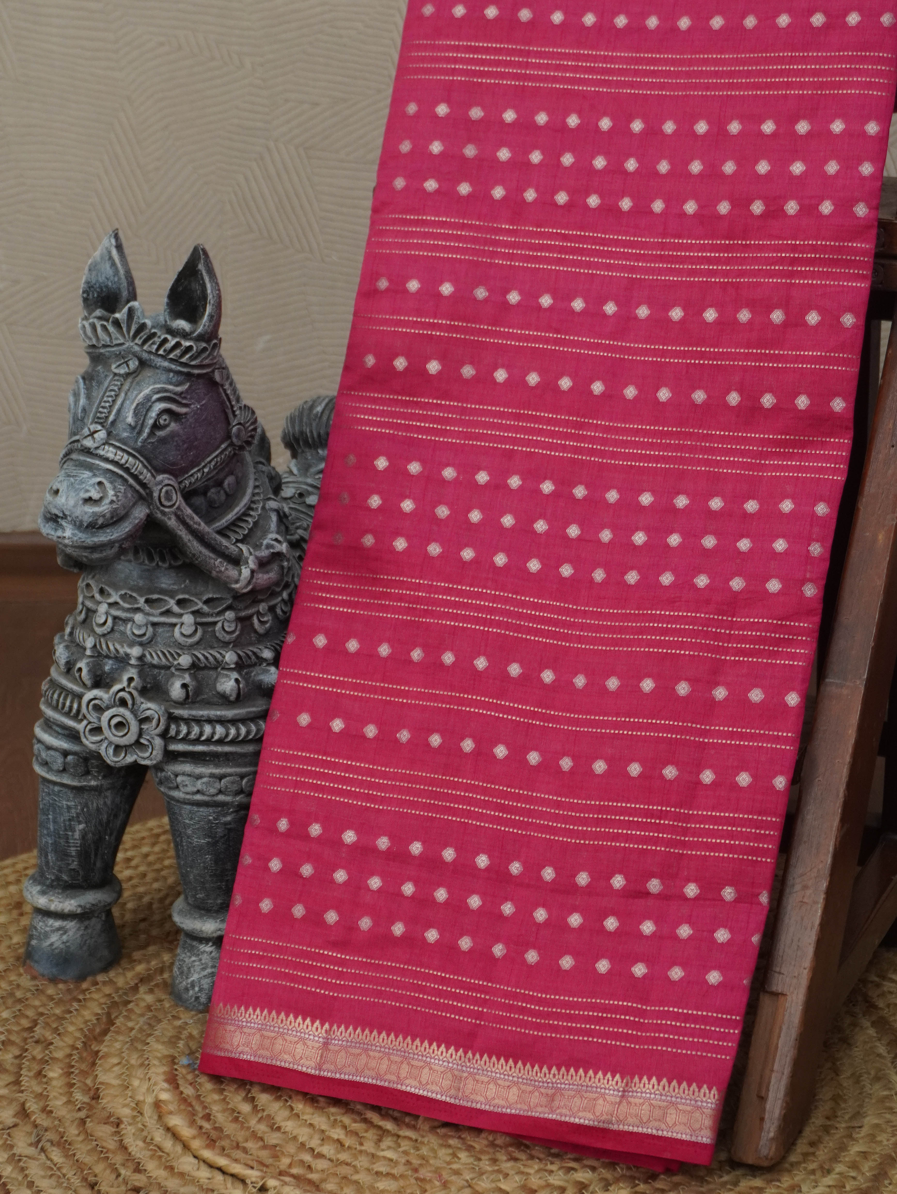 Semi Tussar Silk Saree | TTDS3478