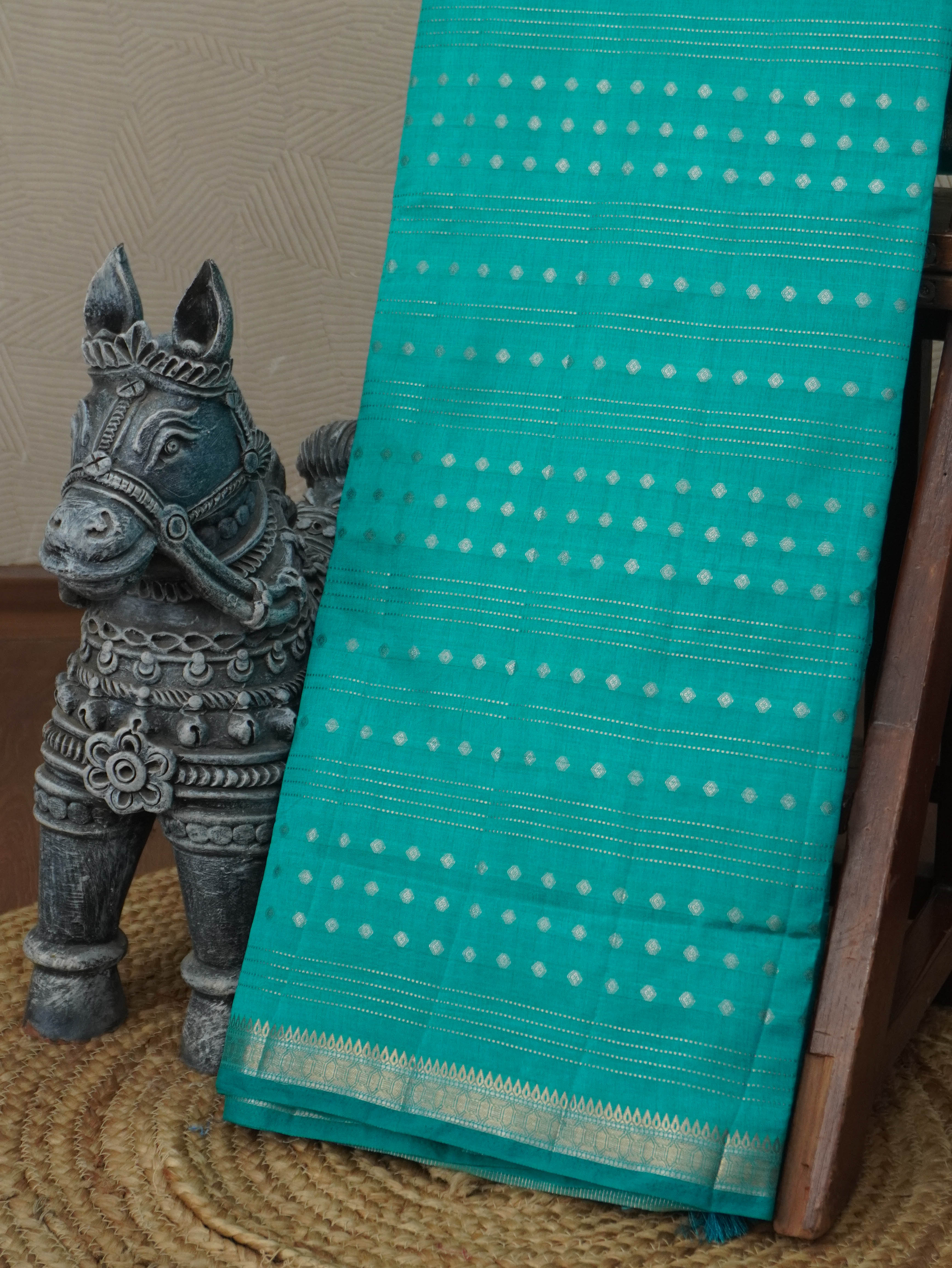 Semi Tussar Silk Saree | TTDS3478