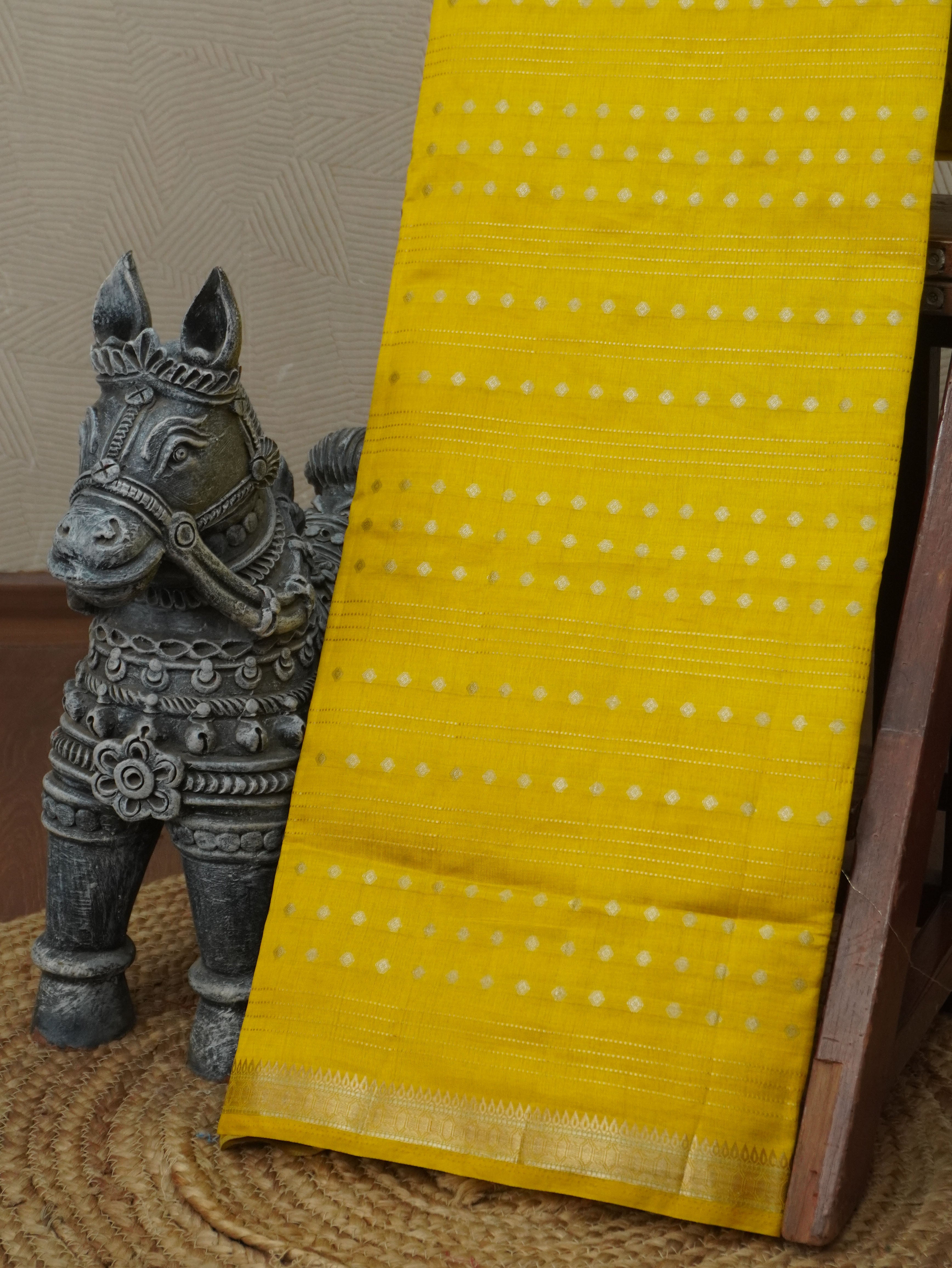 Semi Tussar Silk Saree | TTDS3478