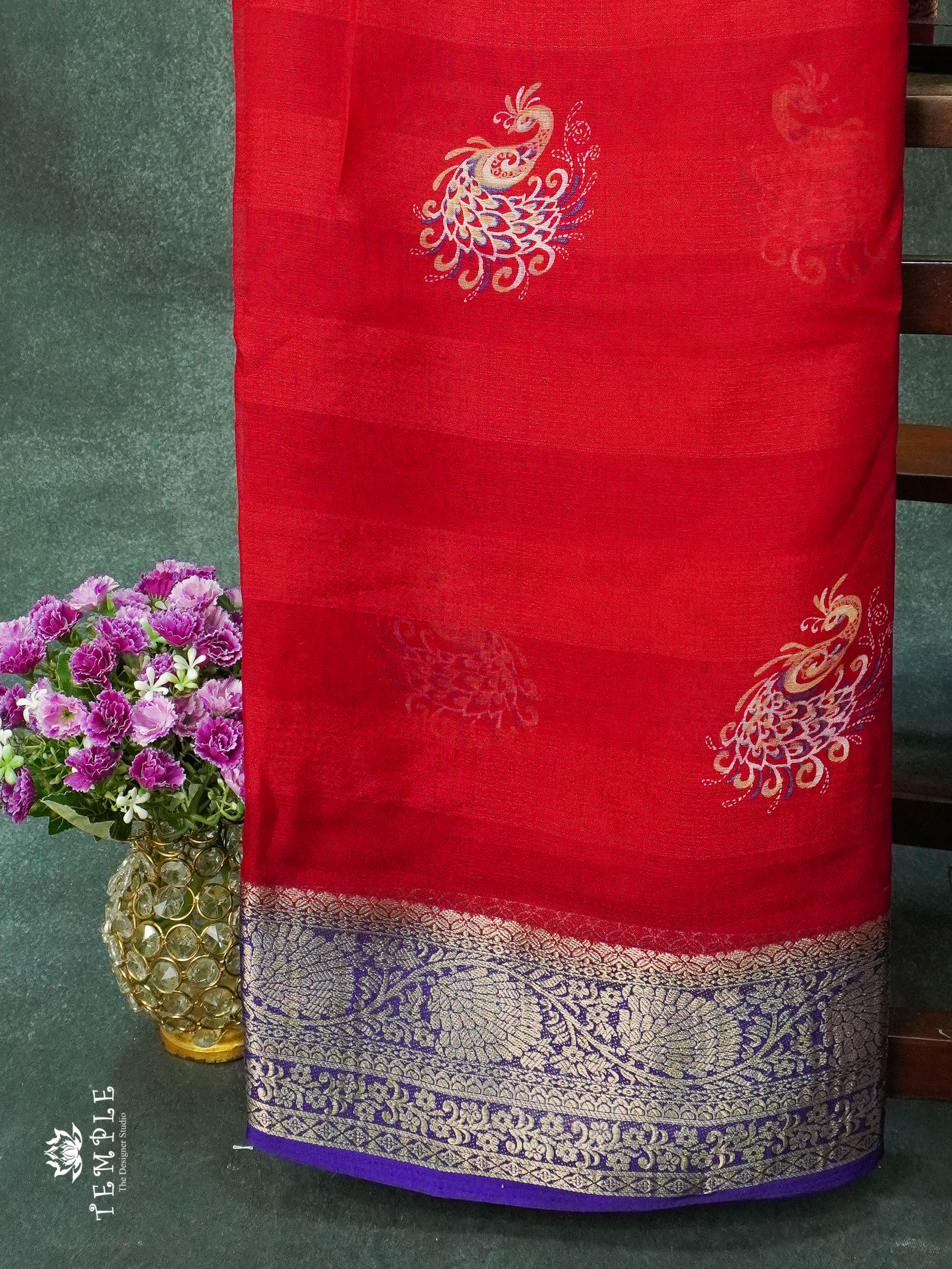 Printed Georgette Saree | TTDS1155 | Sparkling Deals