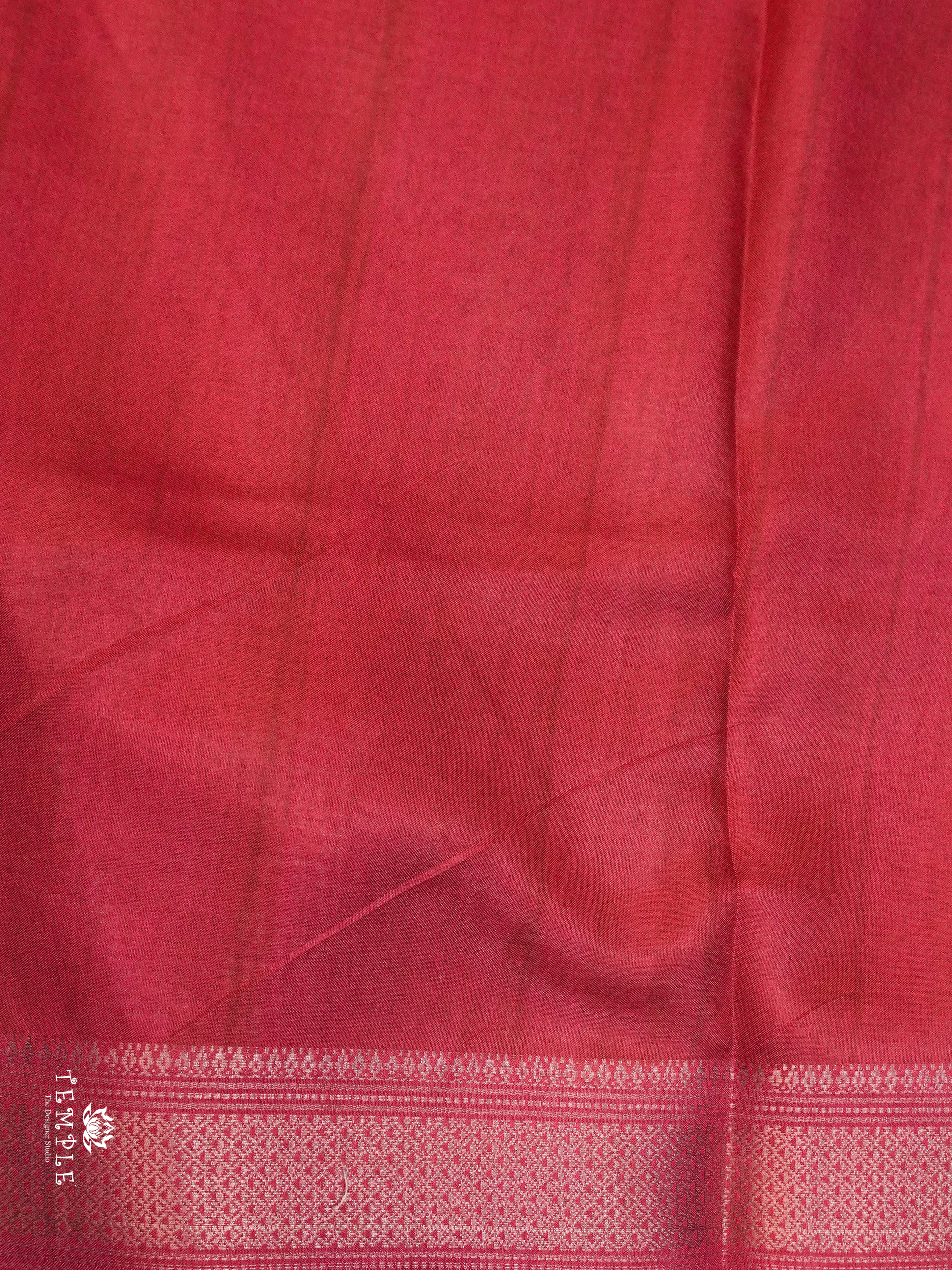 Art Dupion Silk Saree(Reddish Pink) | TTDS1544 | Merry Deals