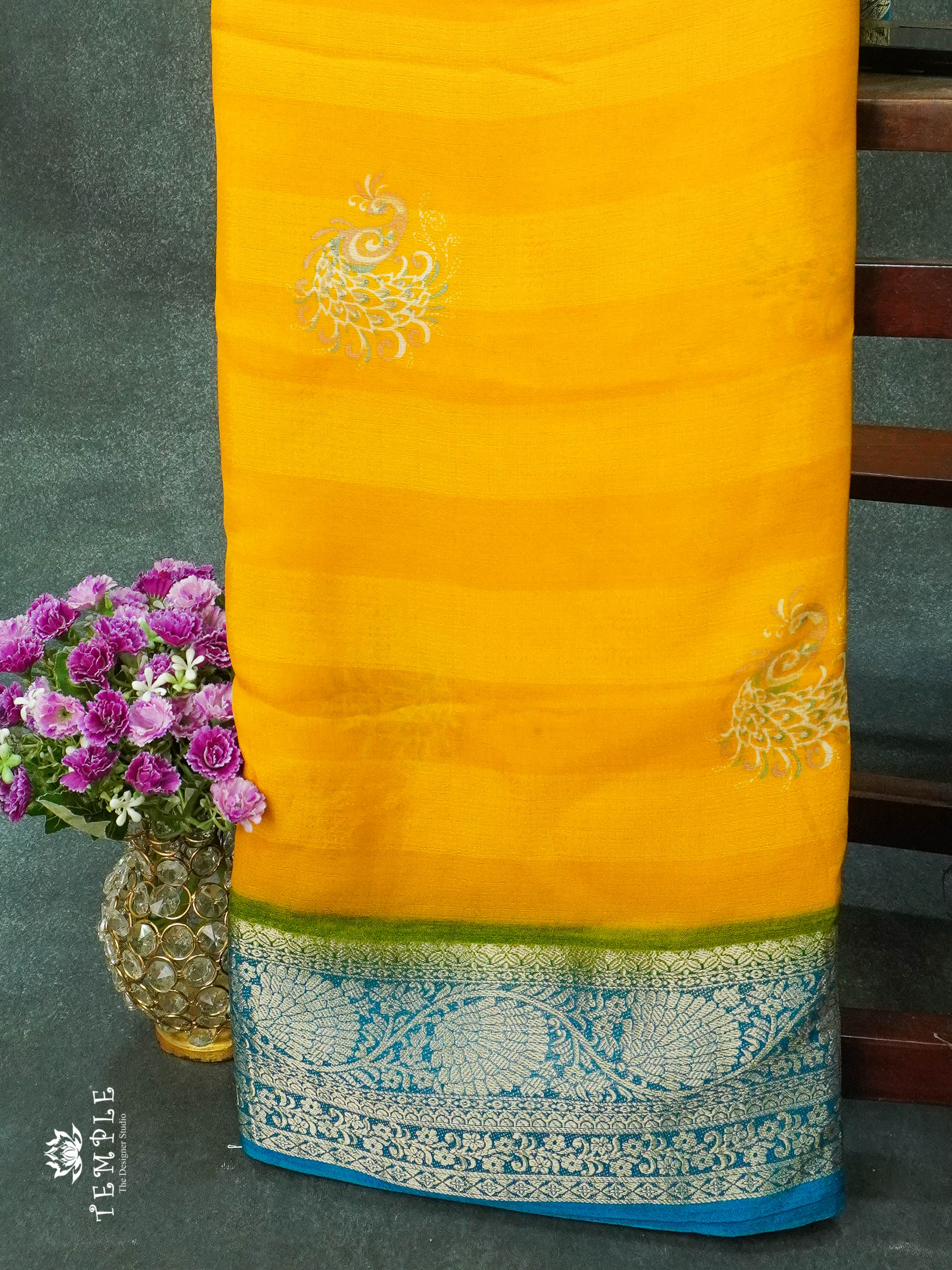 Printed Georgette Saree | TTDS1155 | Sparkling Deals