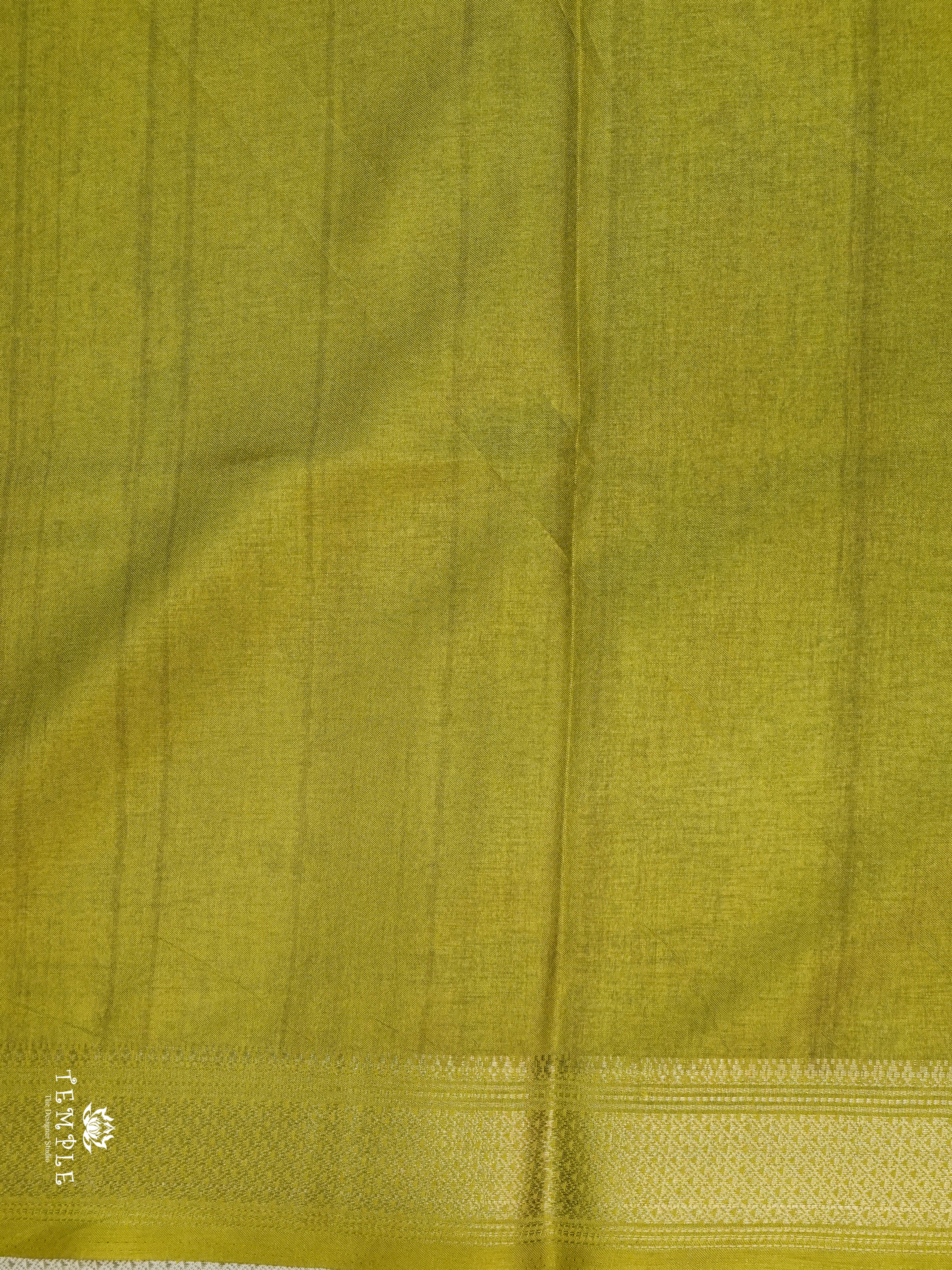 Art Dupion Silk Saree(Lime Yellow) | TTDS1544 | Merry Deals