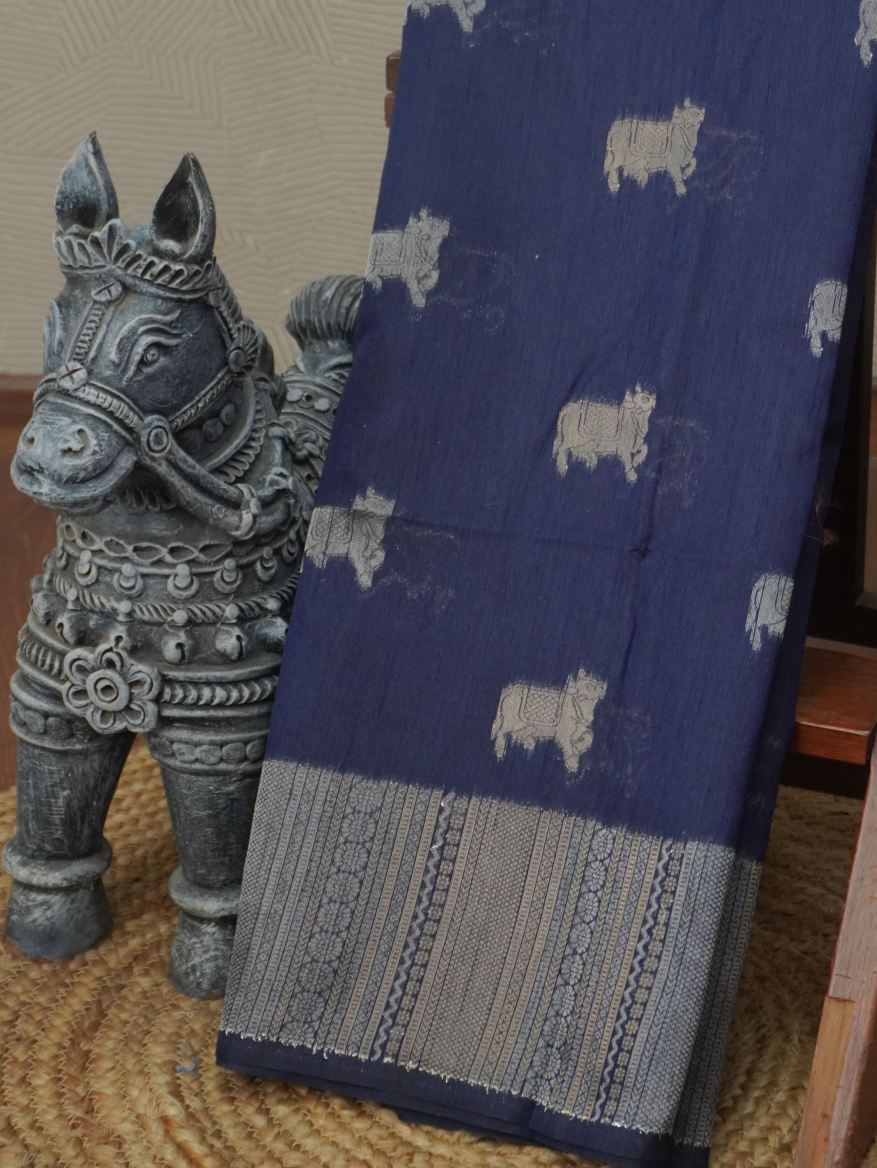 Raw Silk Saree | TTDS3453