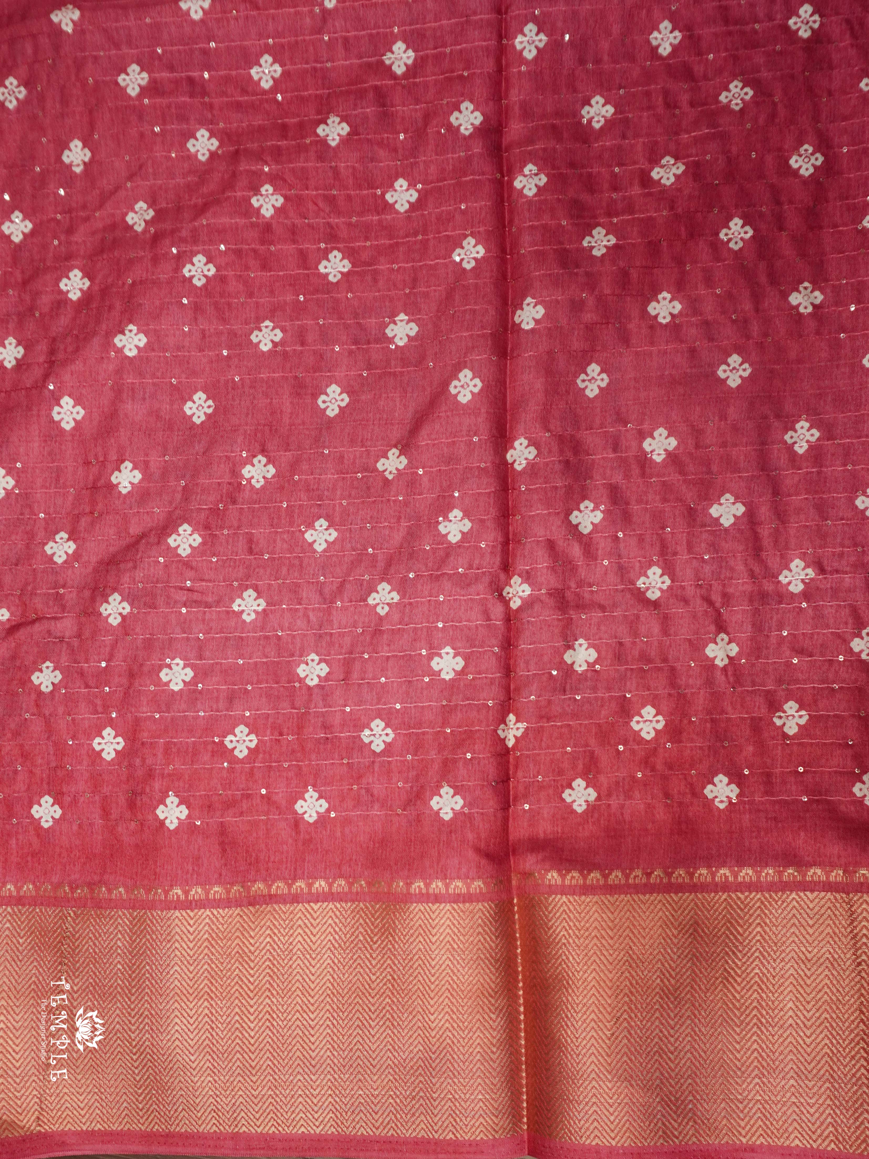 Patola Printed Sequins Saree | TTDS2065