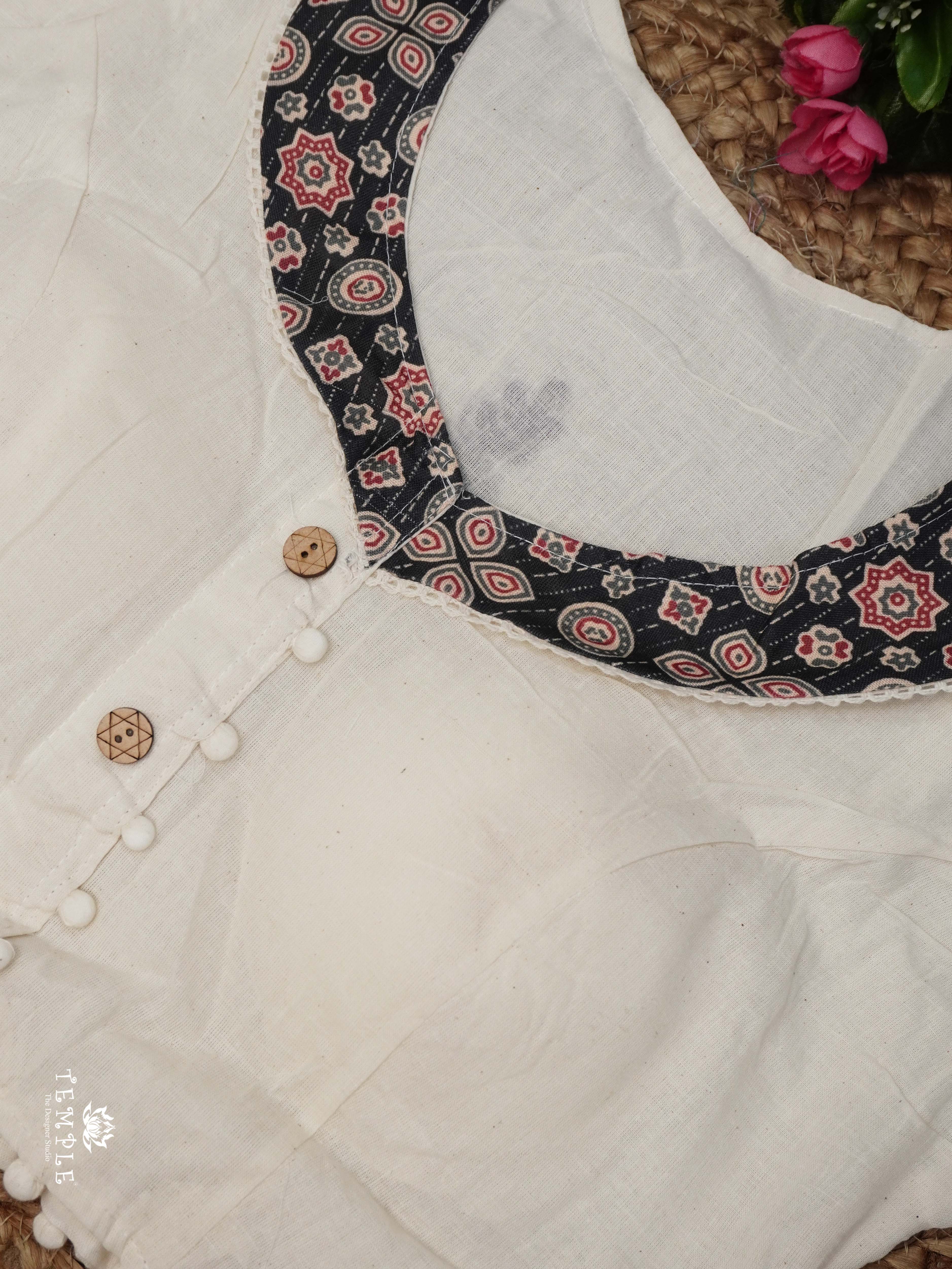 Applique Work Kadhi Readymade Blouse | TTDS2532