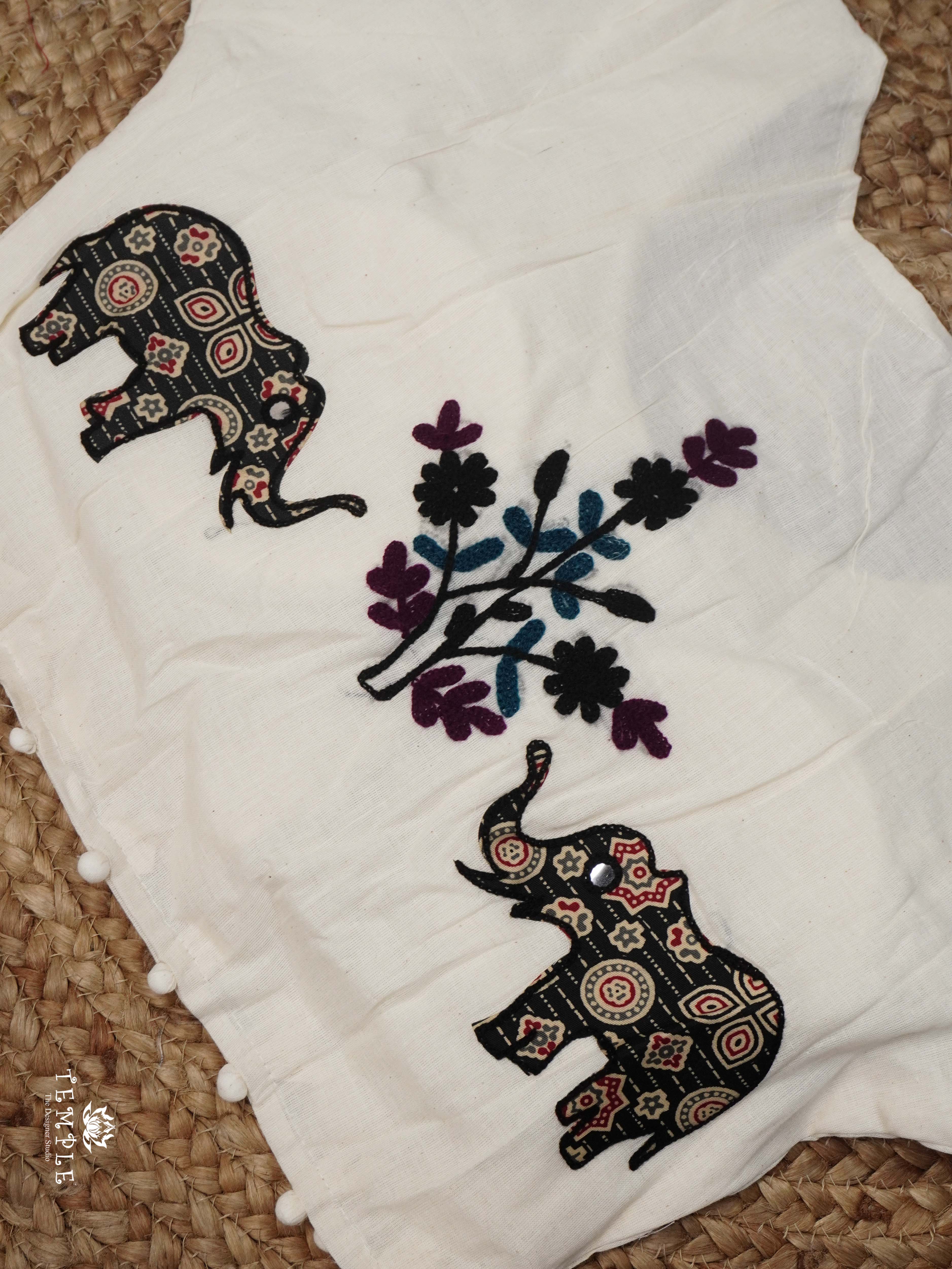 Applique Work Kadhi Readymade Blouse | TTDS2532
