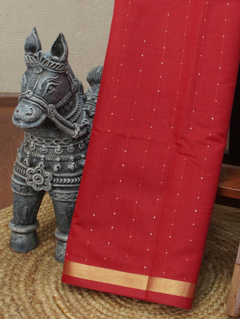 Linen Silk Saree | TTDS3469