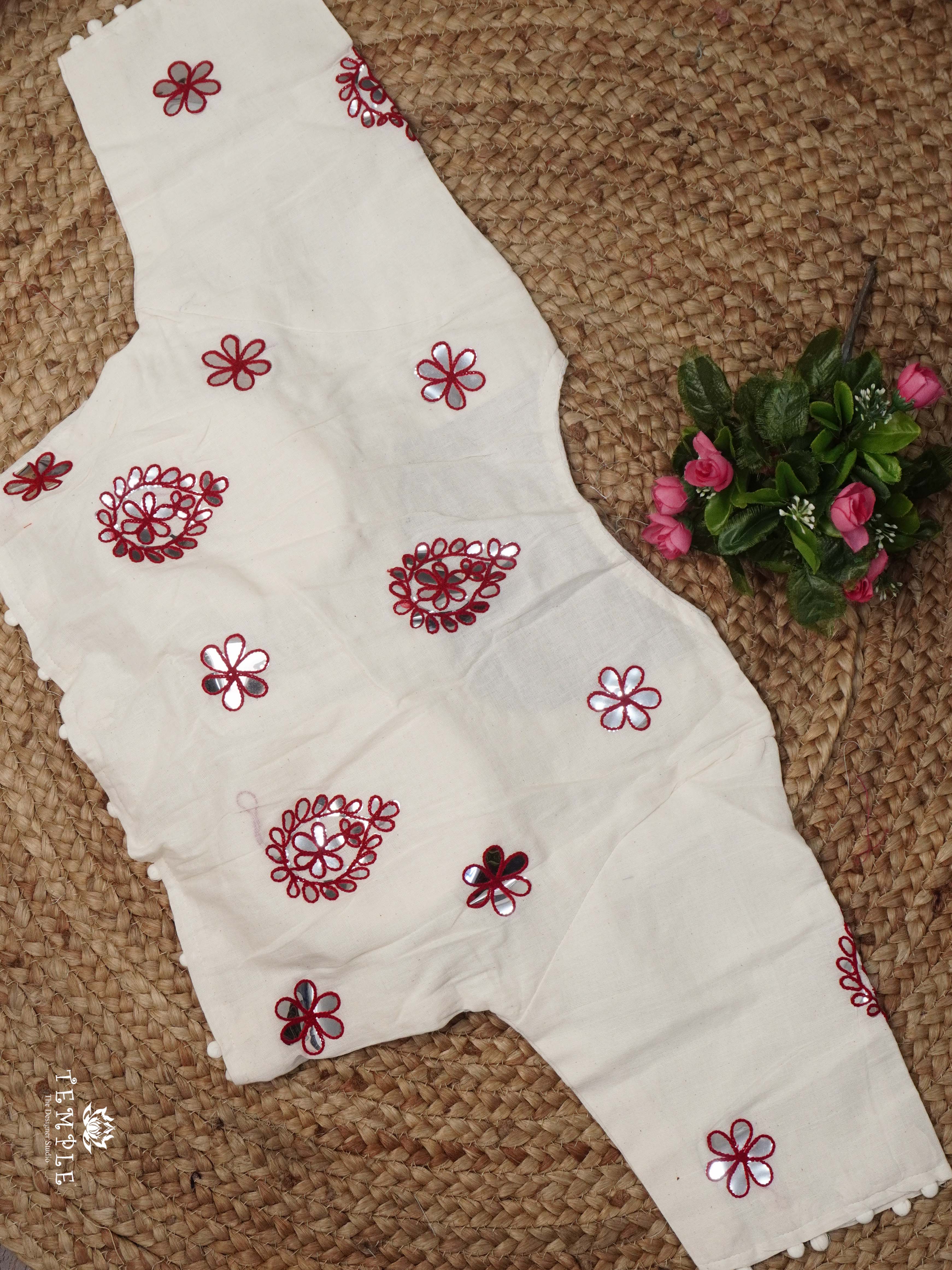 Applique Work Kadhi Readymade Blouse | TTDS2532