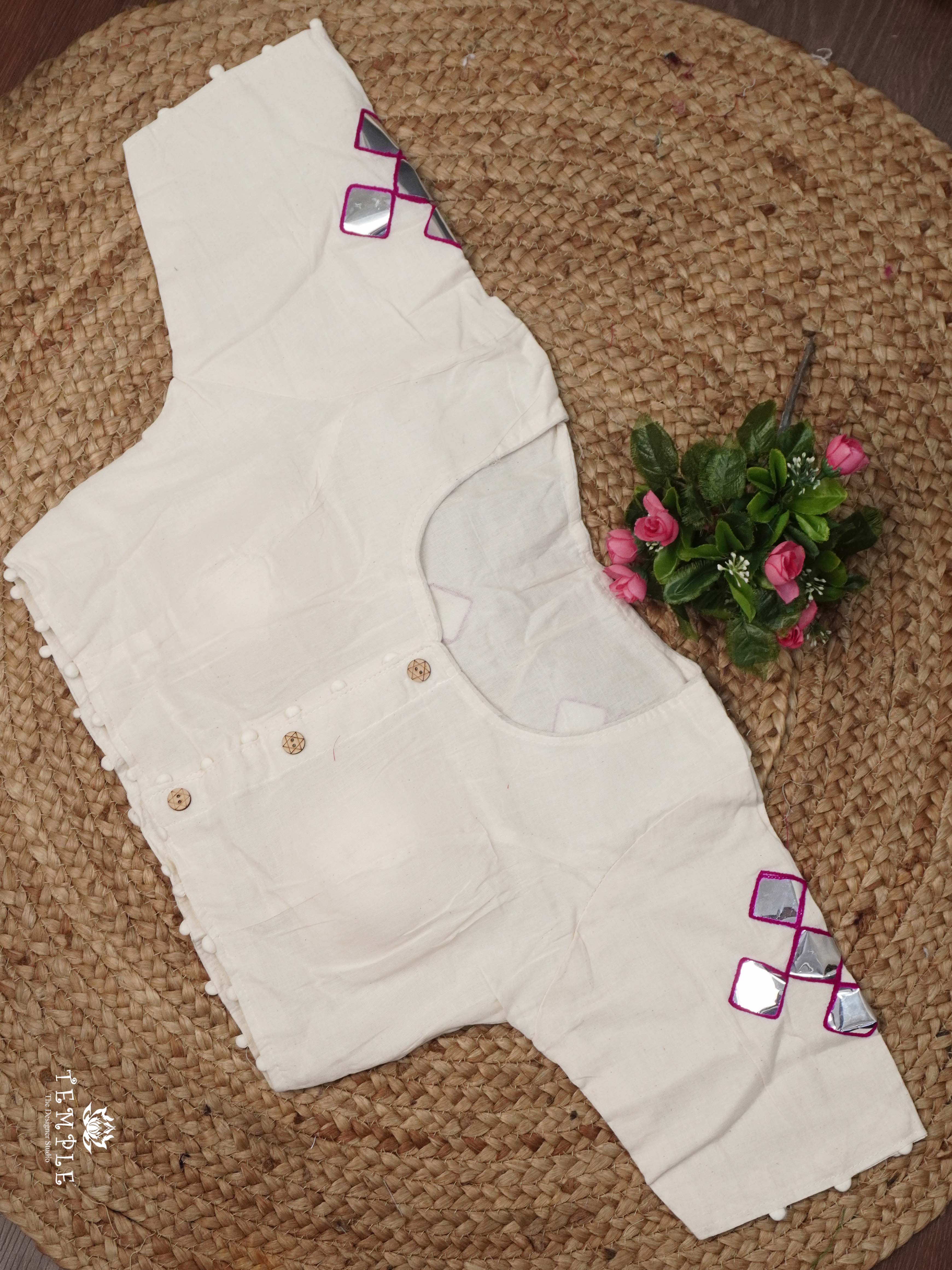 Applique Work Kadhi Readymade Blouse | TTDS2532
