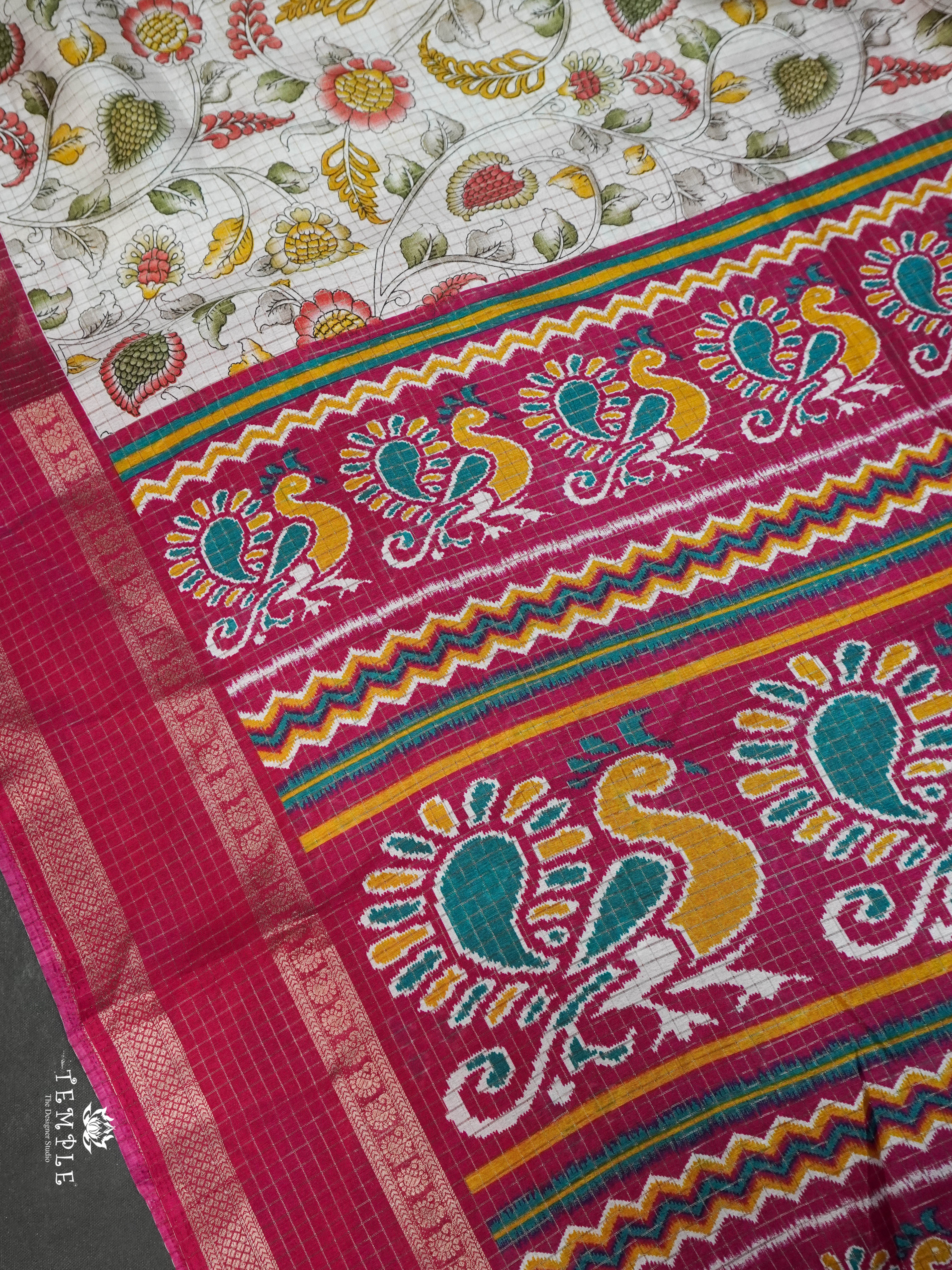 Floral Printed Kadhi Silk Silk Saree | TTDS1548 | Merry Deals