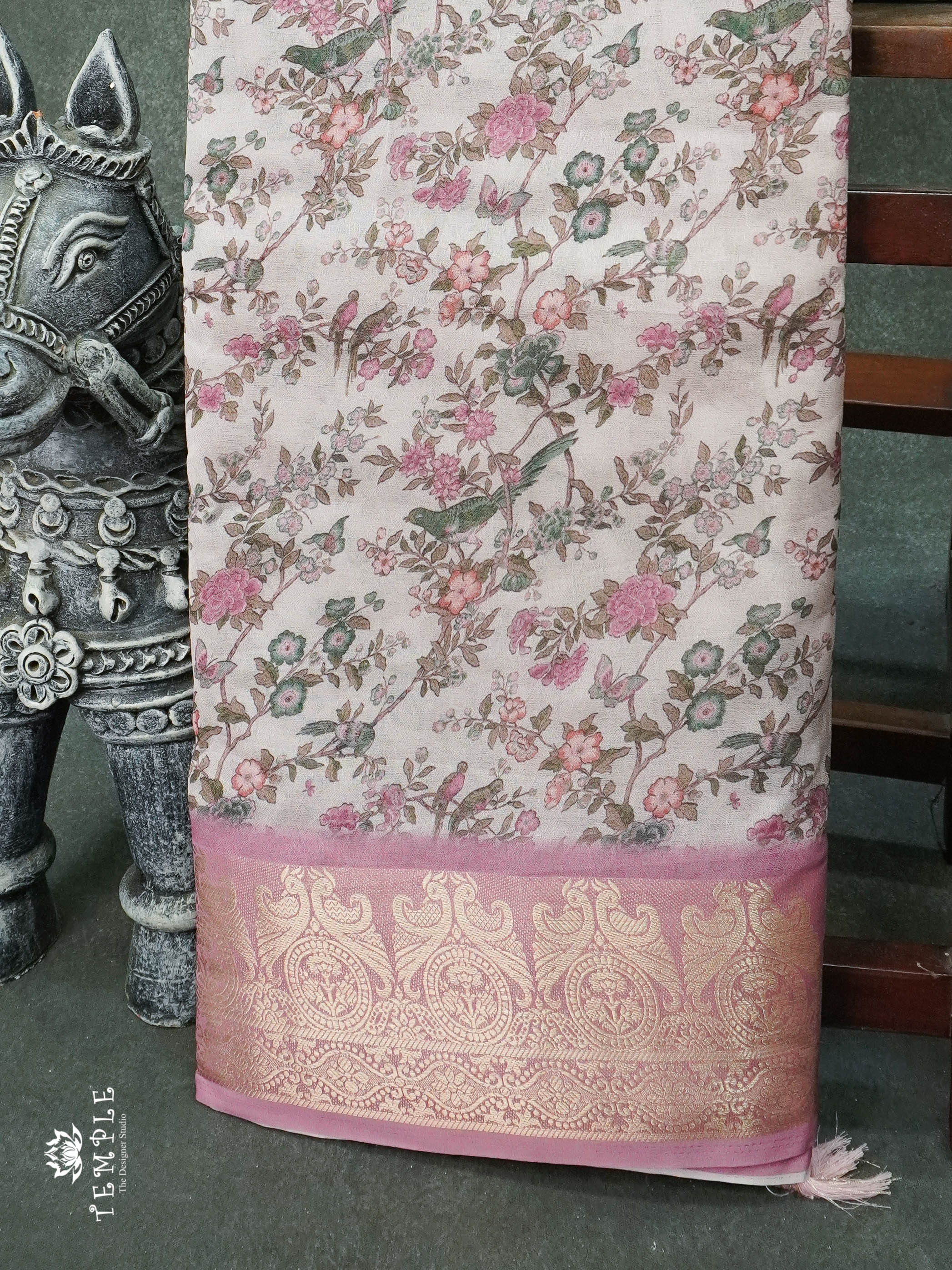 Printed Georgette Saree | TTDS1147 | Sparkling Deals