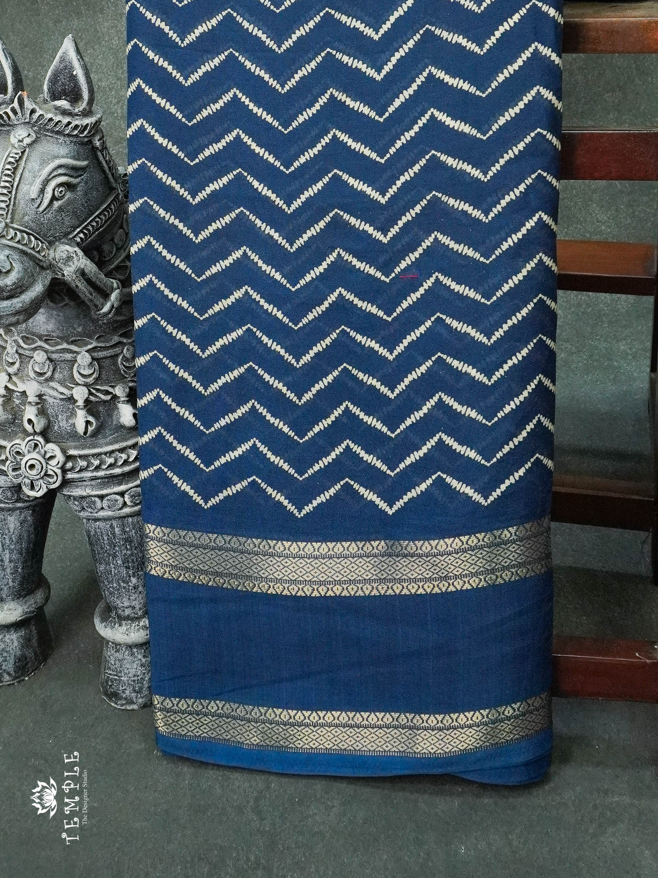 Georgette Saree With Leheriya Print | TTDS1153