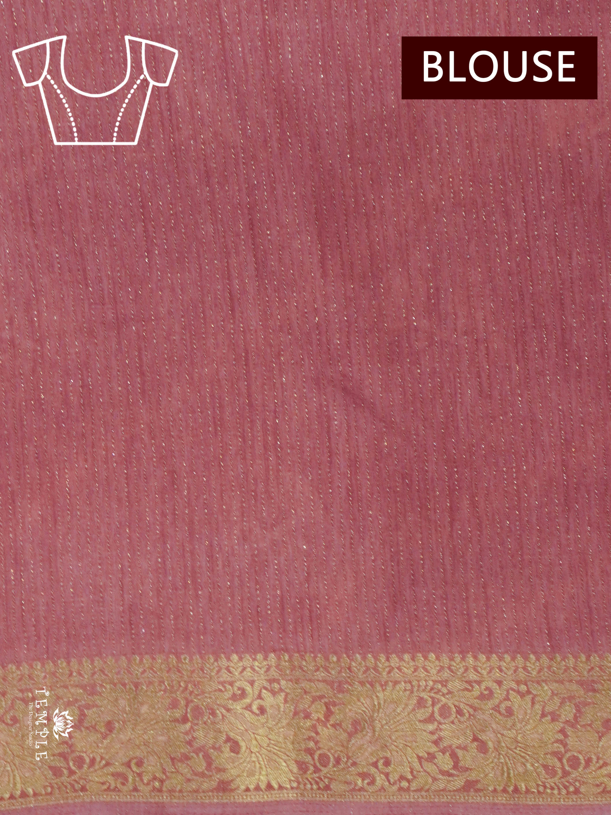 Vaira Oosi Georgette Saree(Onion Pink) | TTDS1550 | Merry Deals