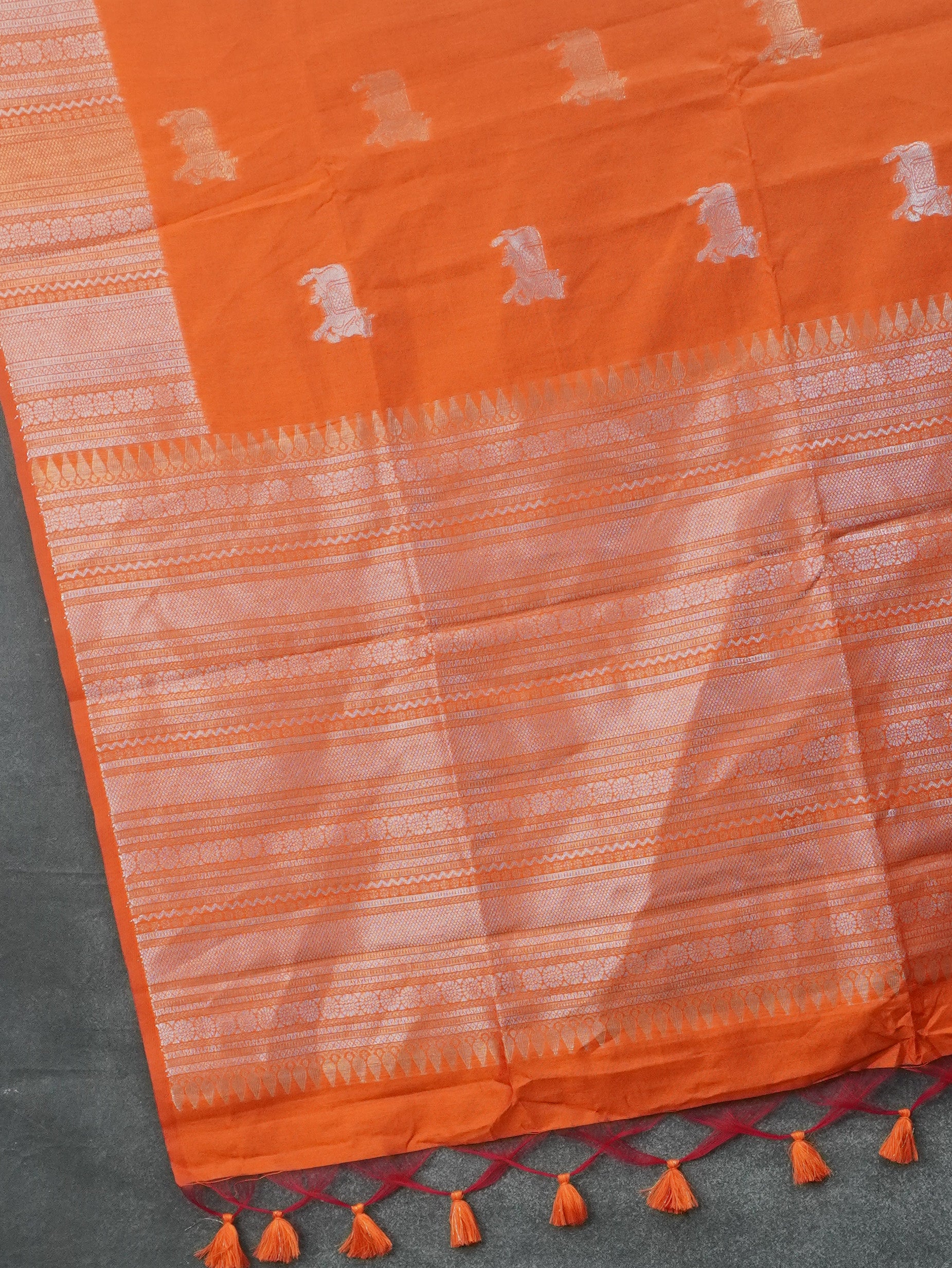 Raw Silk Saree | TTDS3453