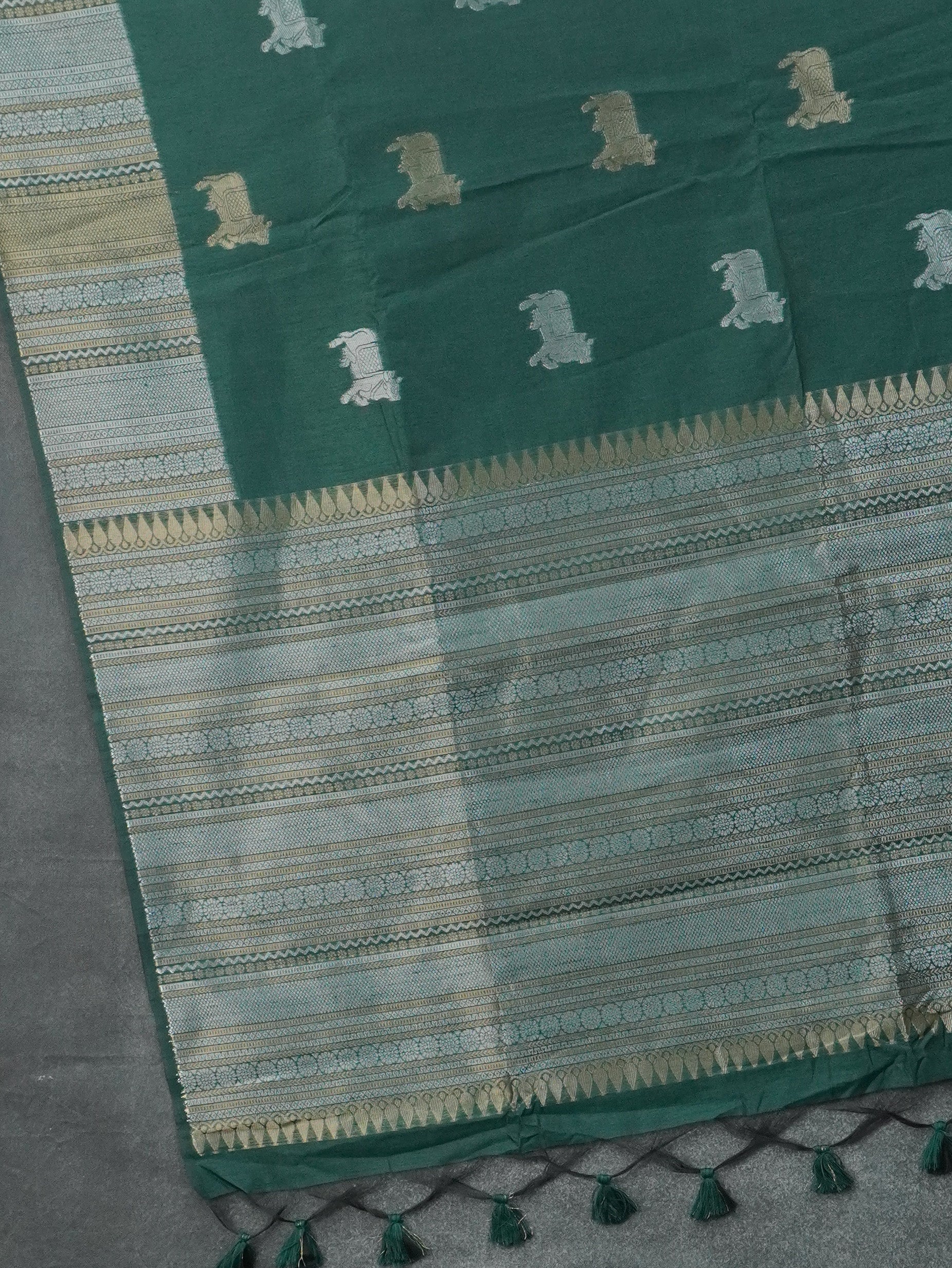 Raw Silk Saree | TTDS3453