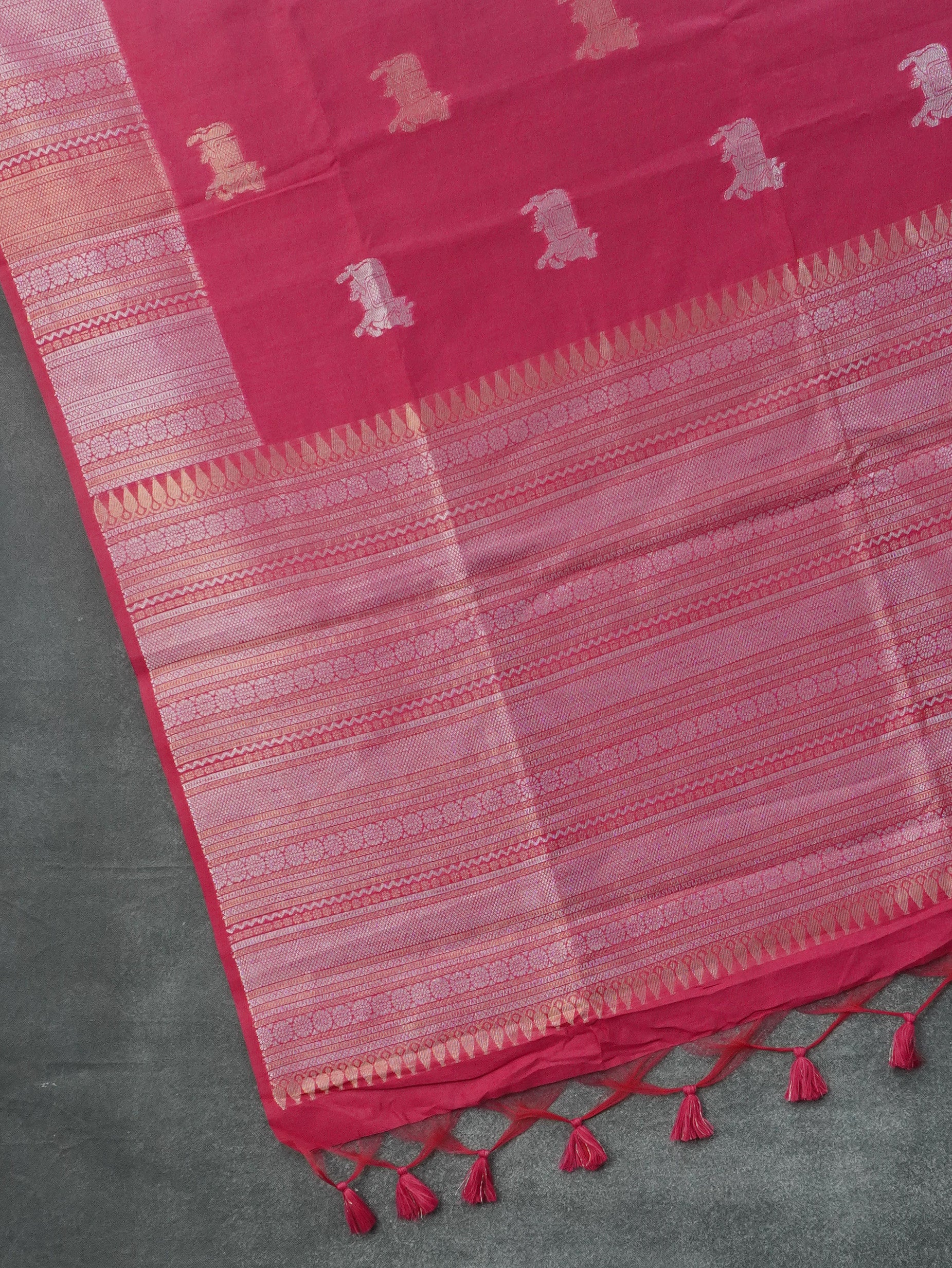 Raw Silk Saree | TTDS3453