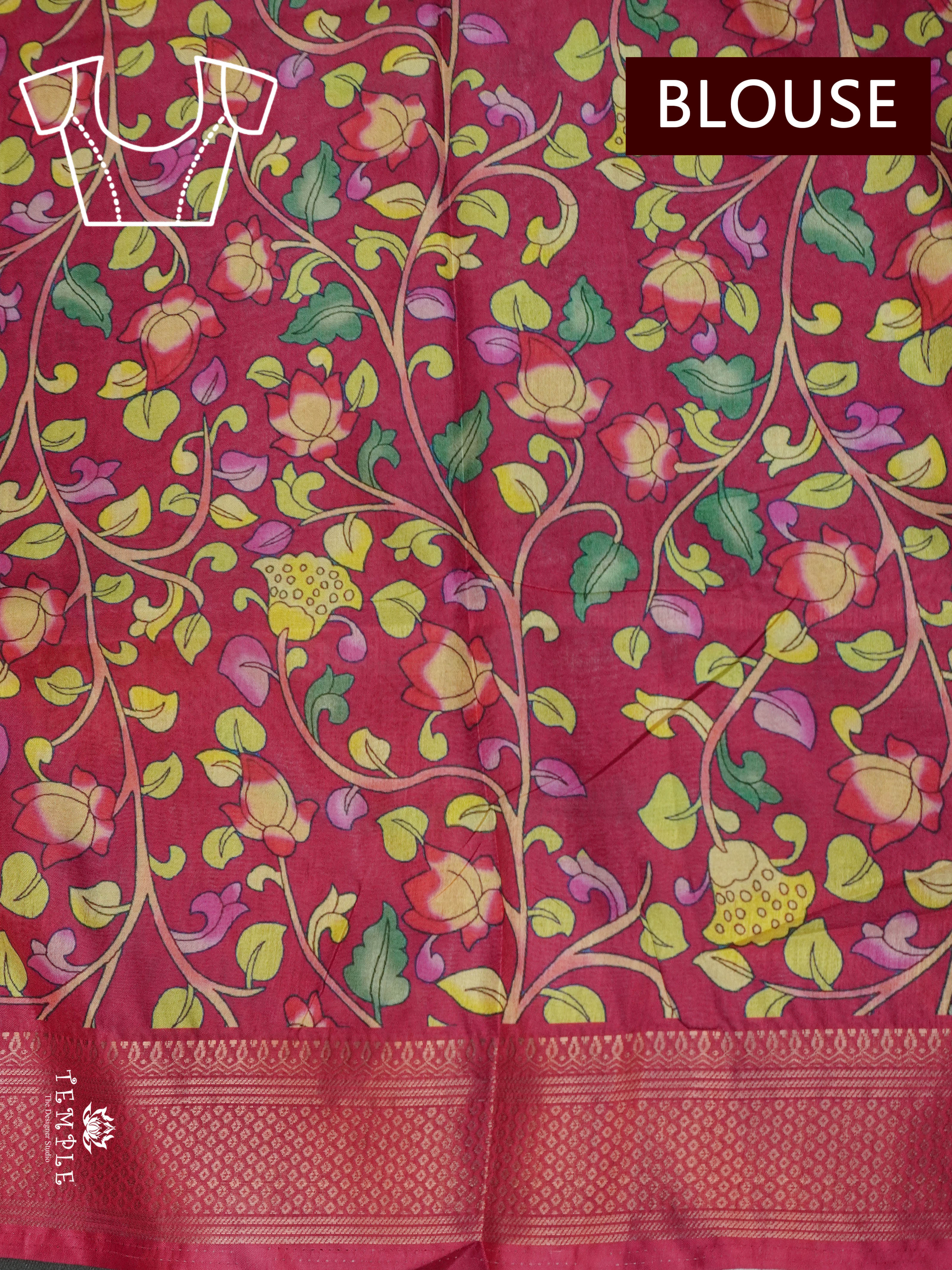 Floral Printed Art Silk | TTDS1551 | Merry Deals