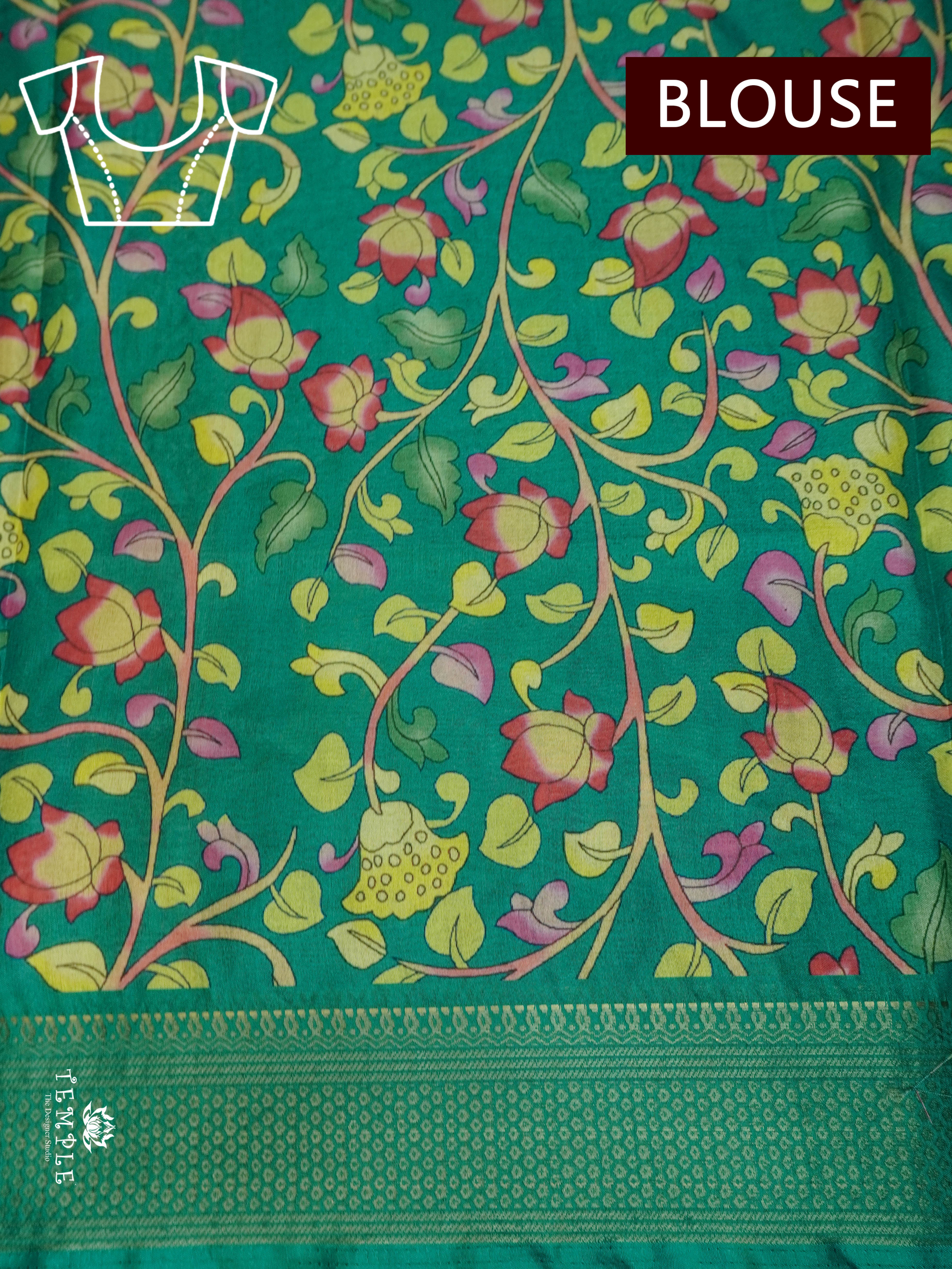 Floral Printed Art Silk | TTDS1551 | Merry Deals