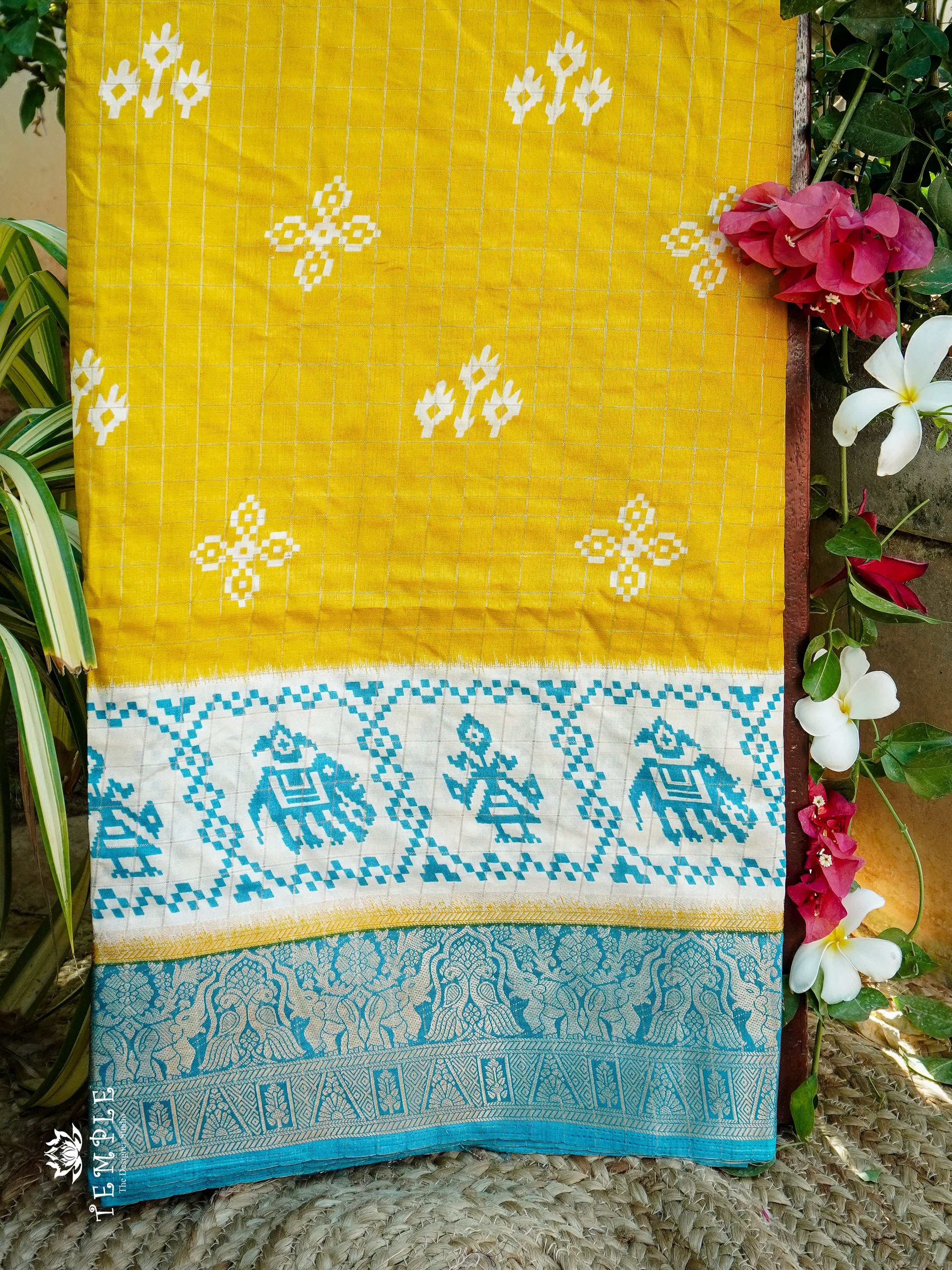 Venkatagiri Checks Silk Cotton Saree | TTDS815