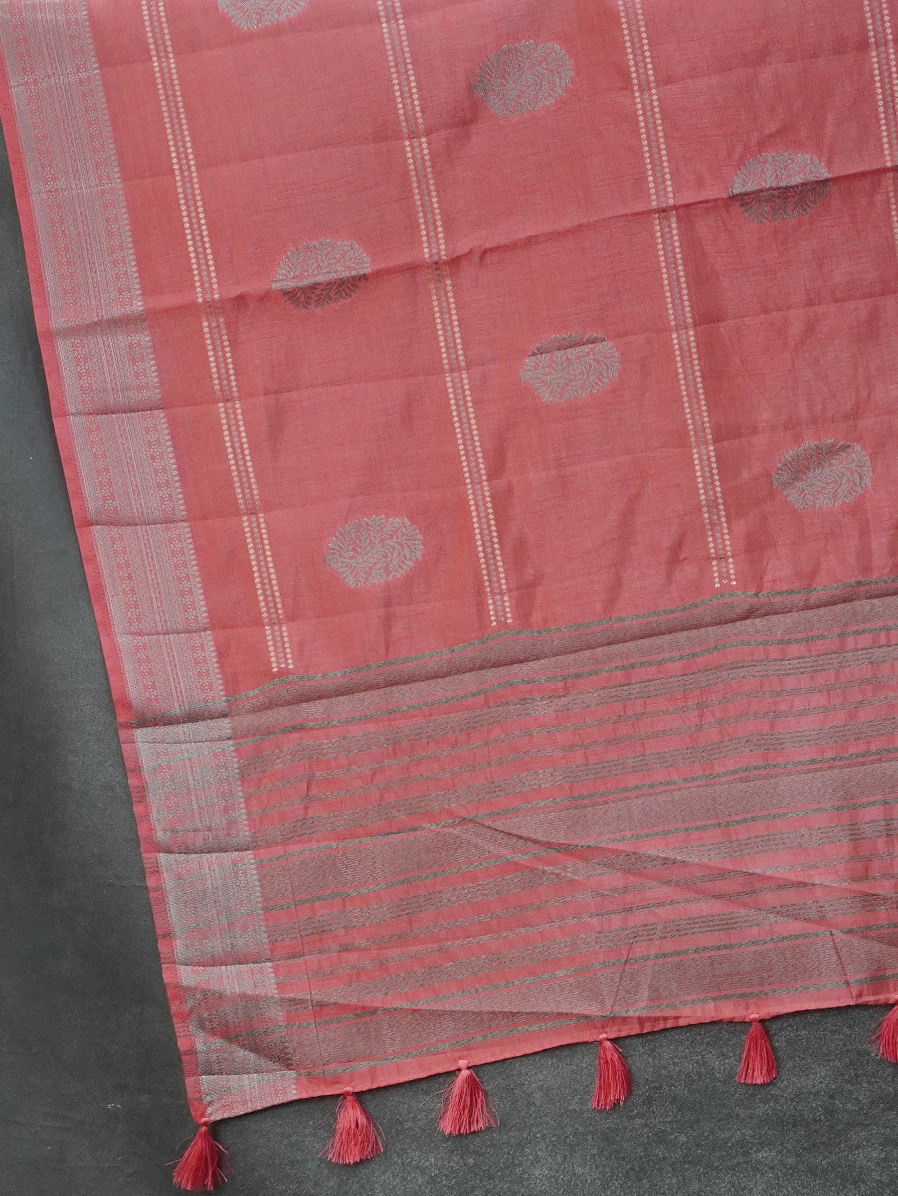 Chanderi Silk Cotton Saree | TTDS3454