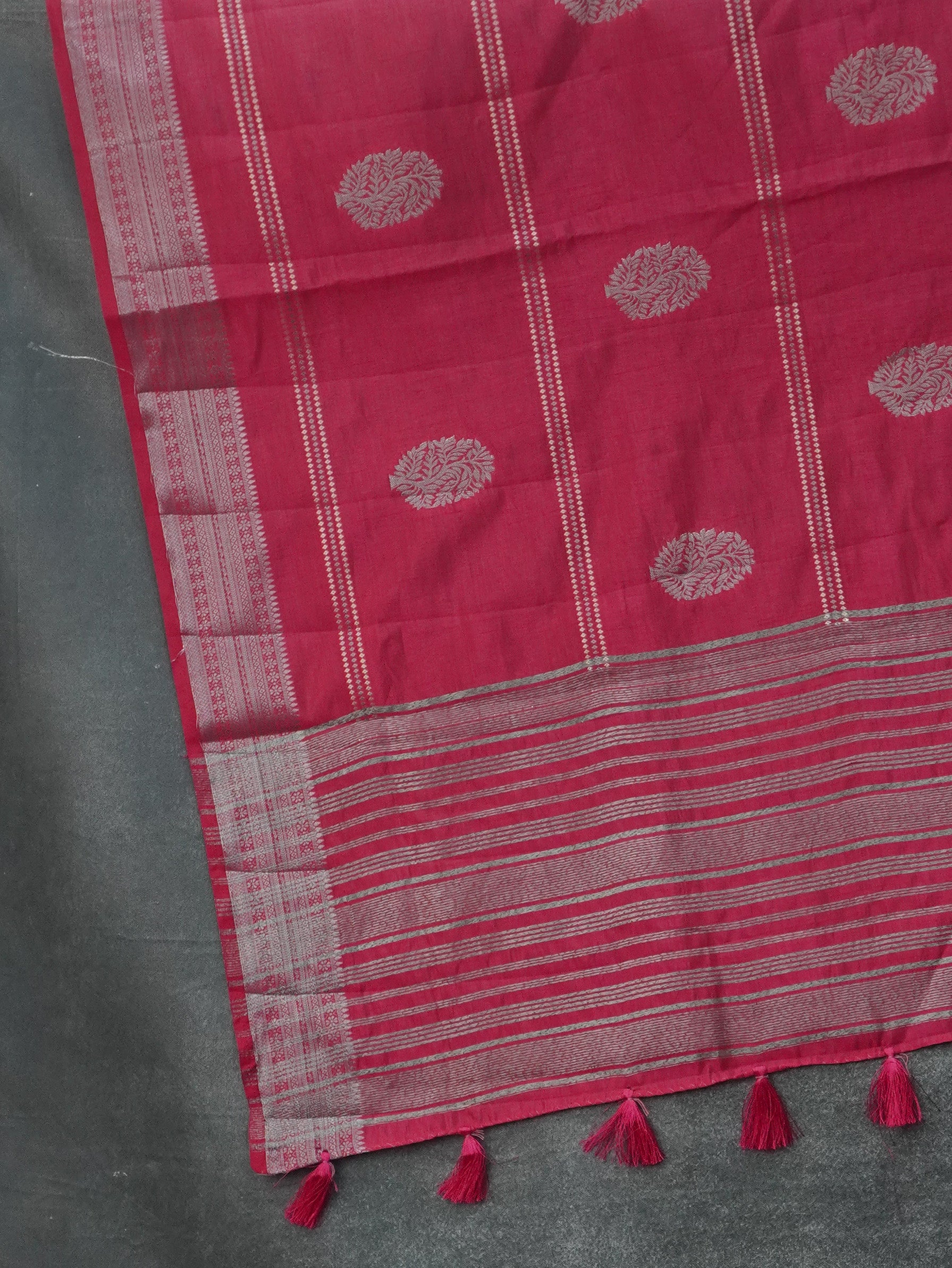Chanderi Silk Cotton Saree | TTDS3454