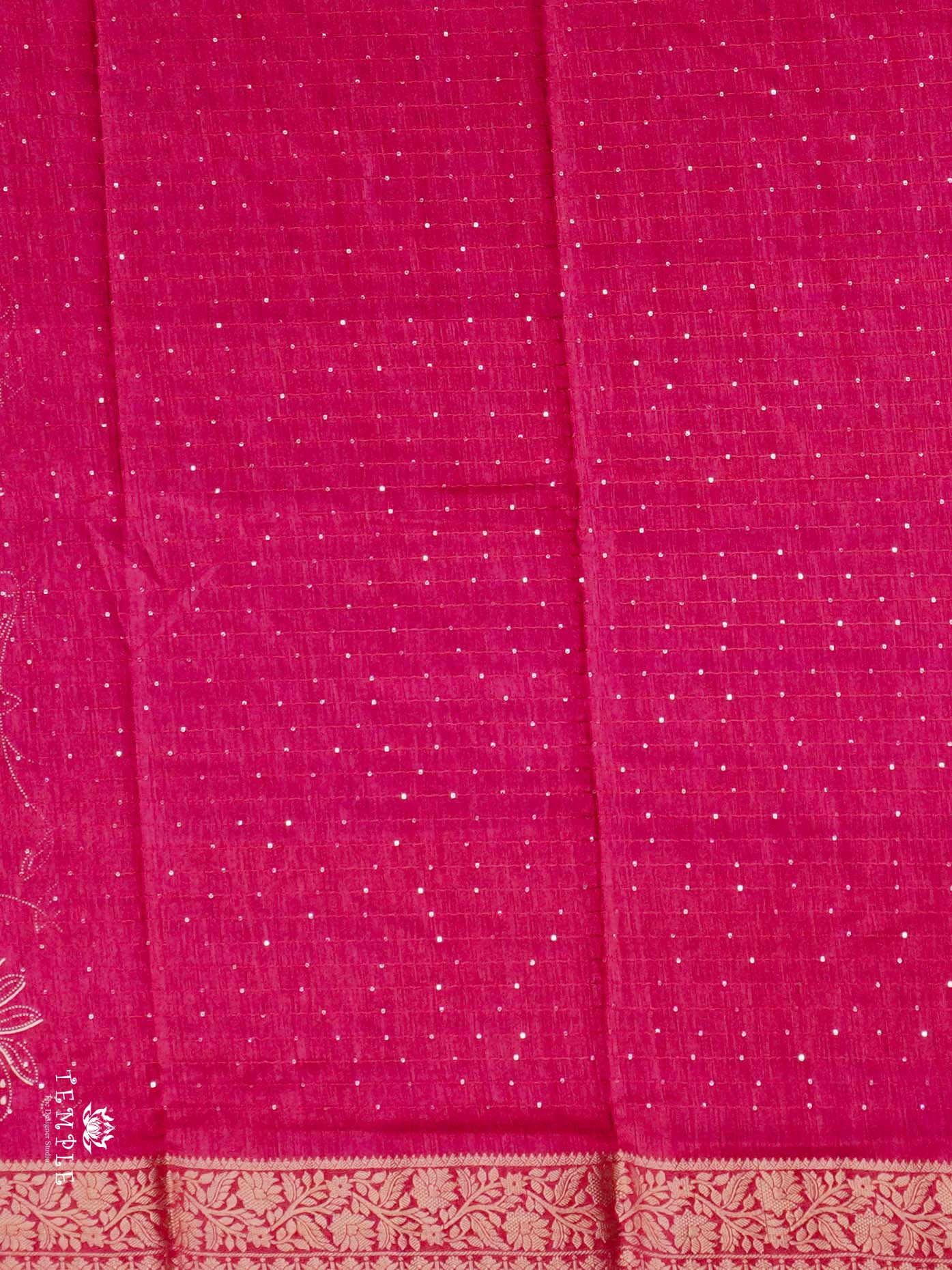 Semi Tussar Saree with Sequins Design | TTDS2536