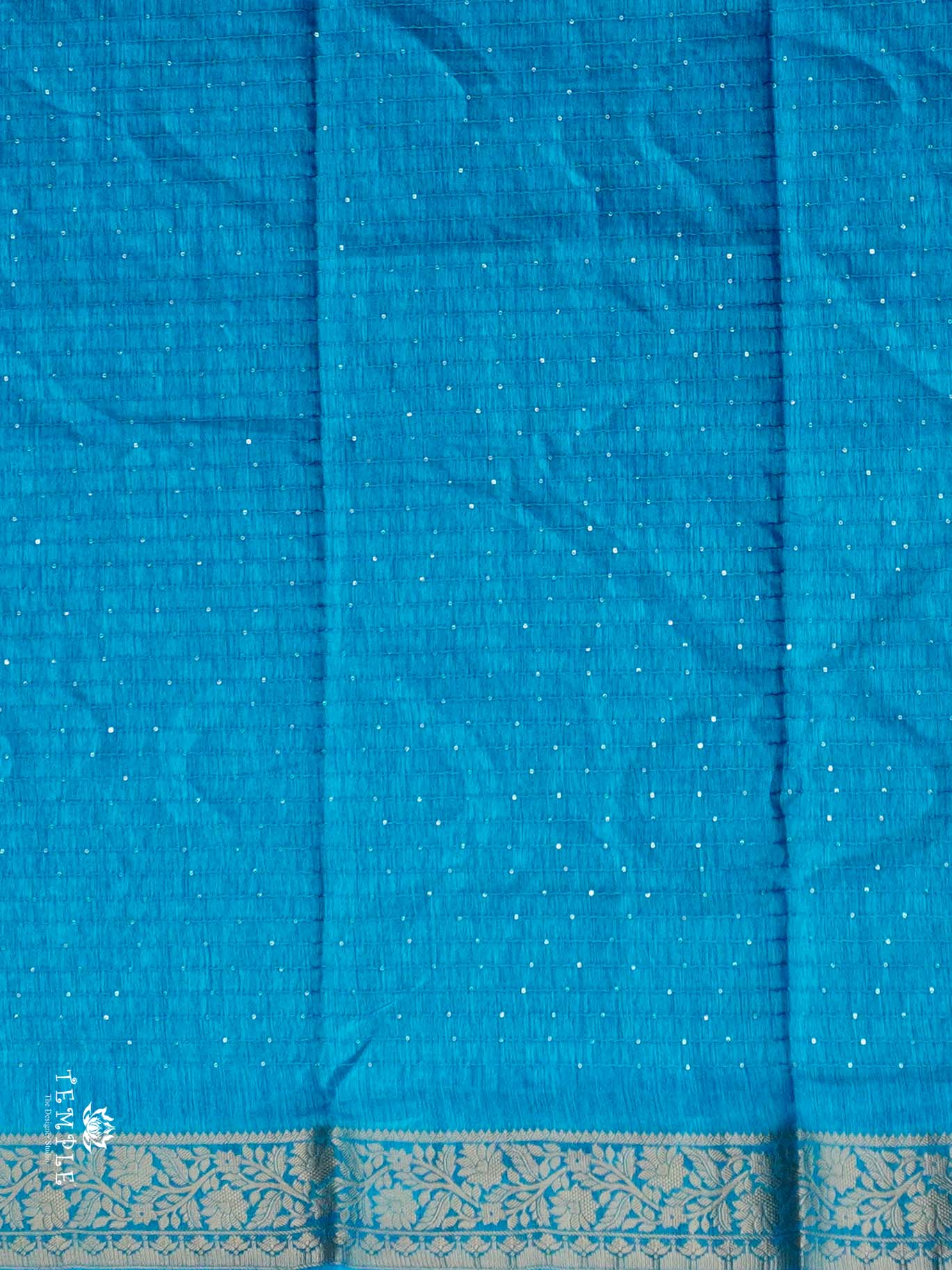 Semi Tussar Saree with Sequins Design | TTDS2536