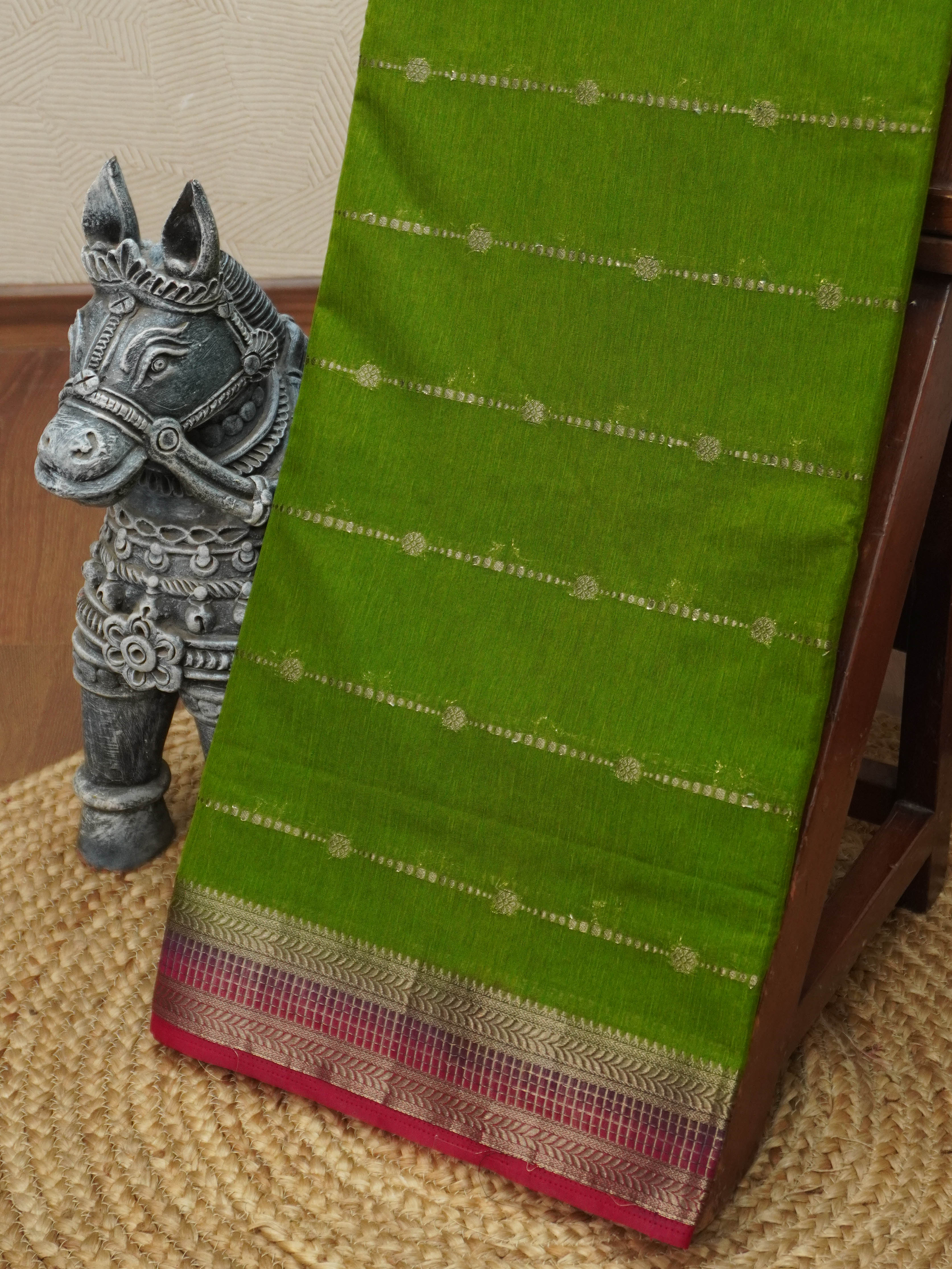 Jute Silk Cotton Saree | TTDS3449 | PRE BOOKING