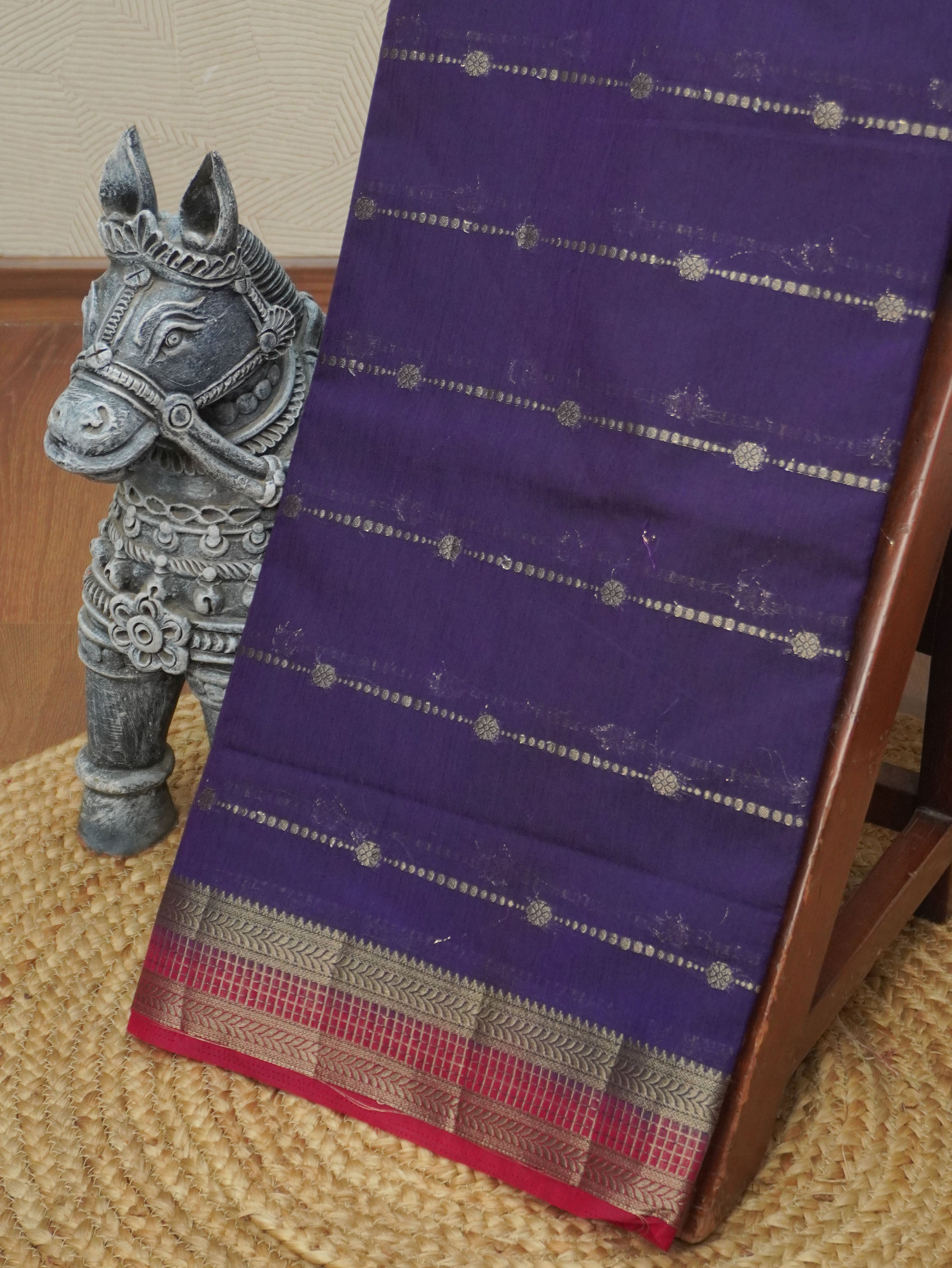 Jute Silk Cotton Saree | TTDS3449 | PRE BOOKING