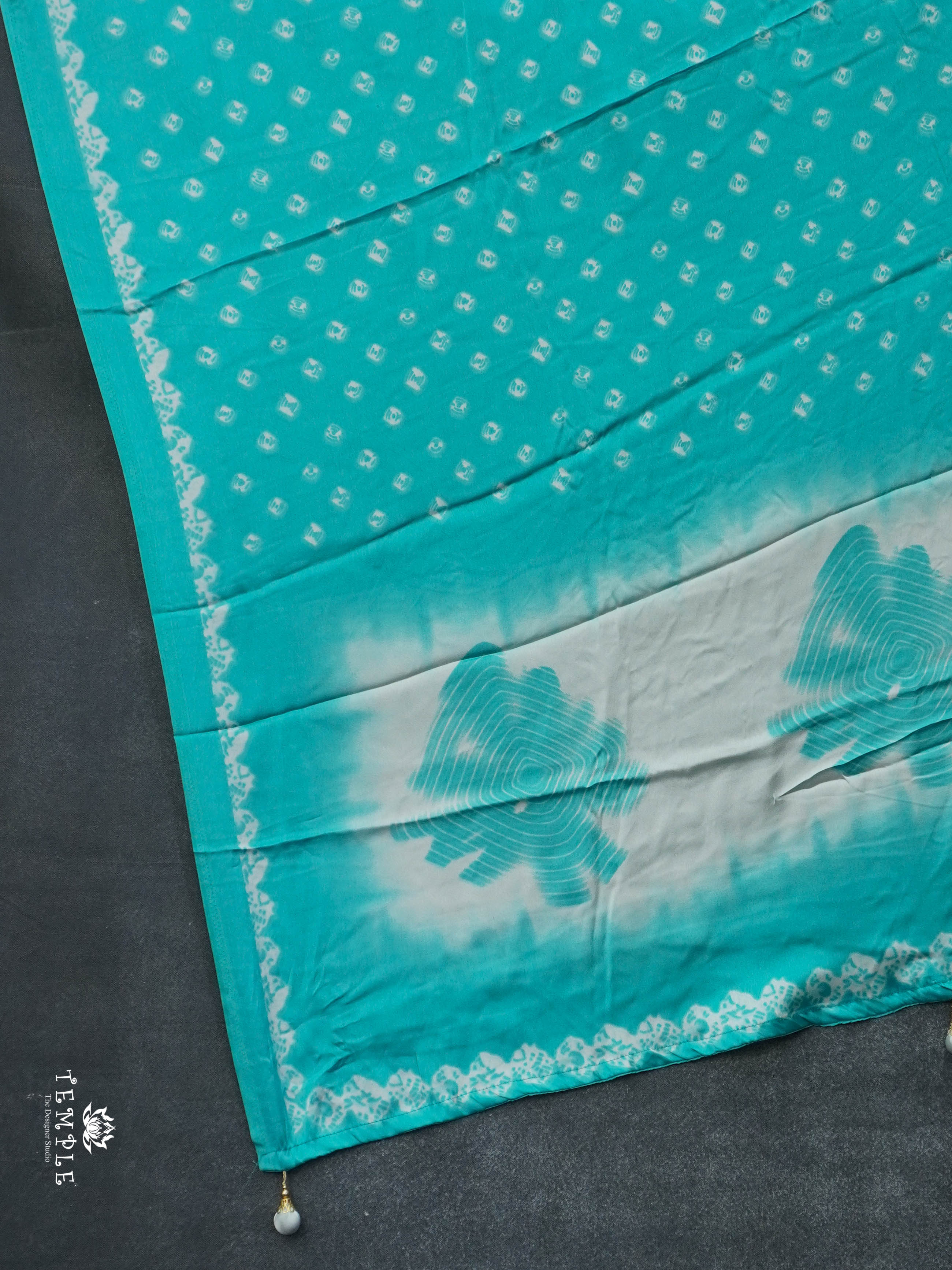 Bandhini Print Modal Silk Saree | TTDS3021