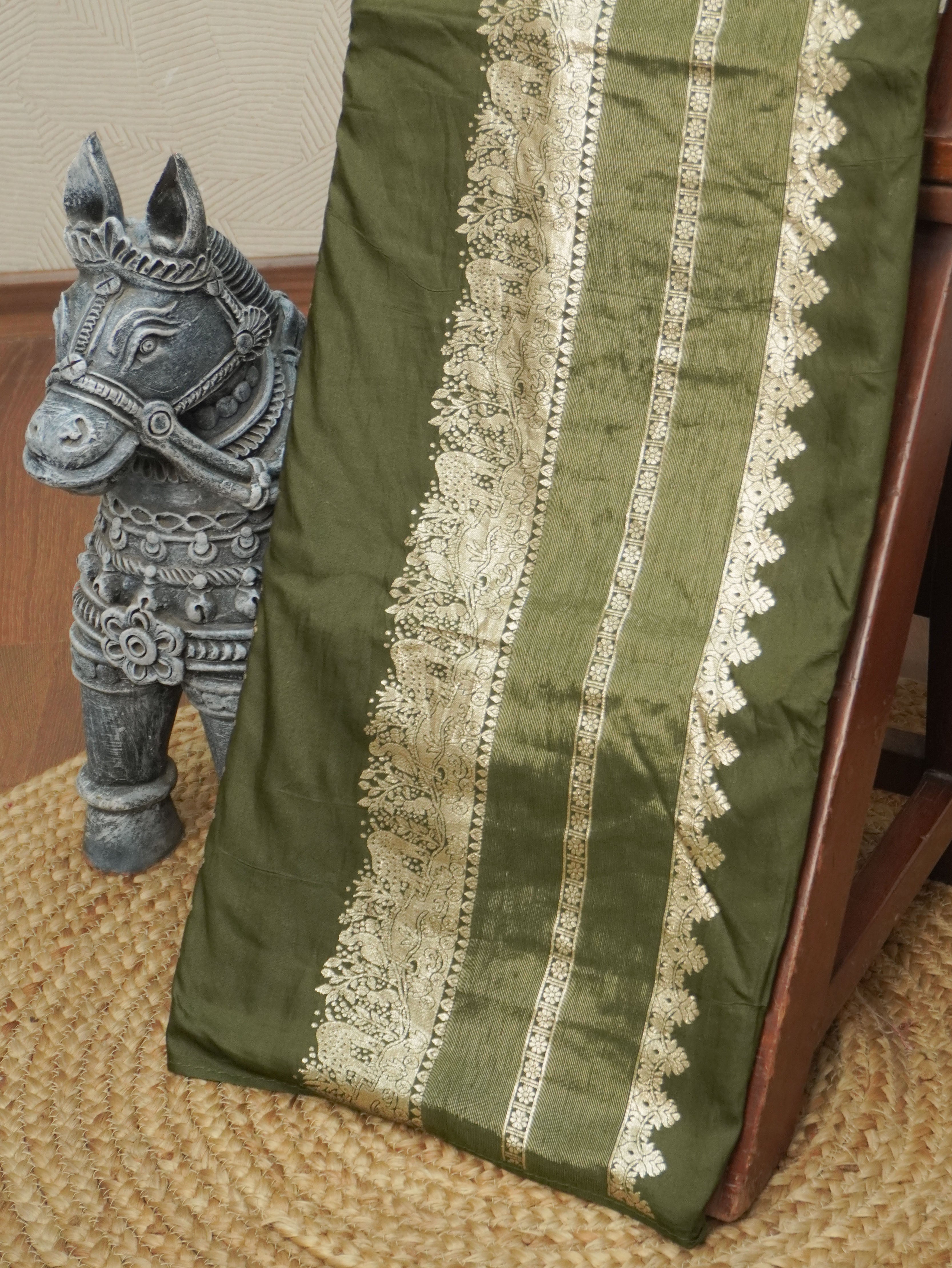 Viscose georgette Saree | TTDS3452