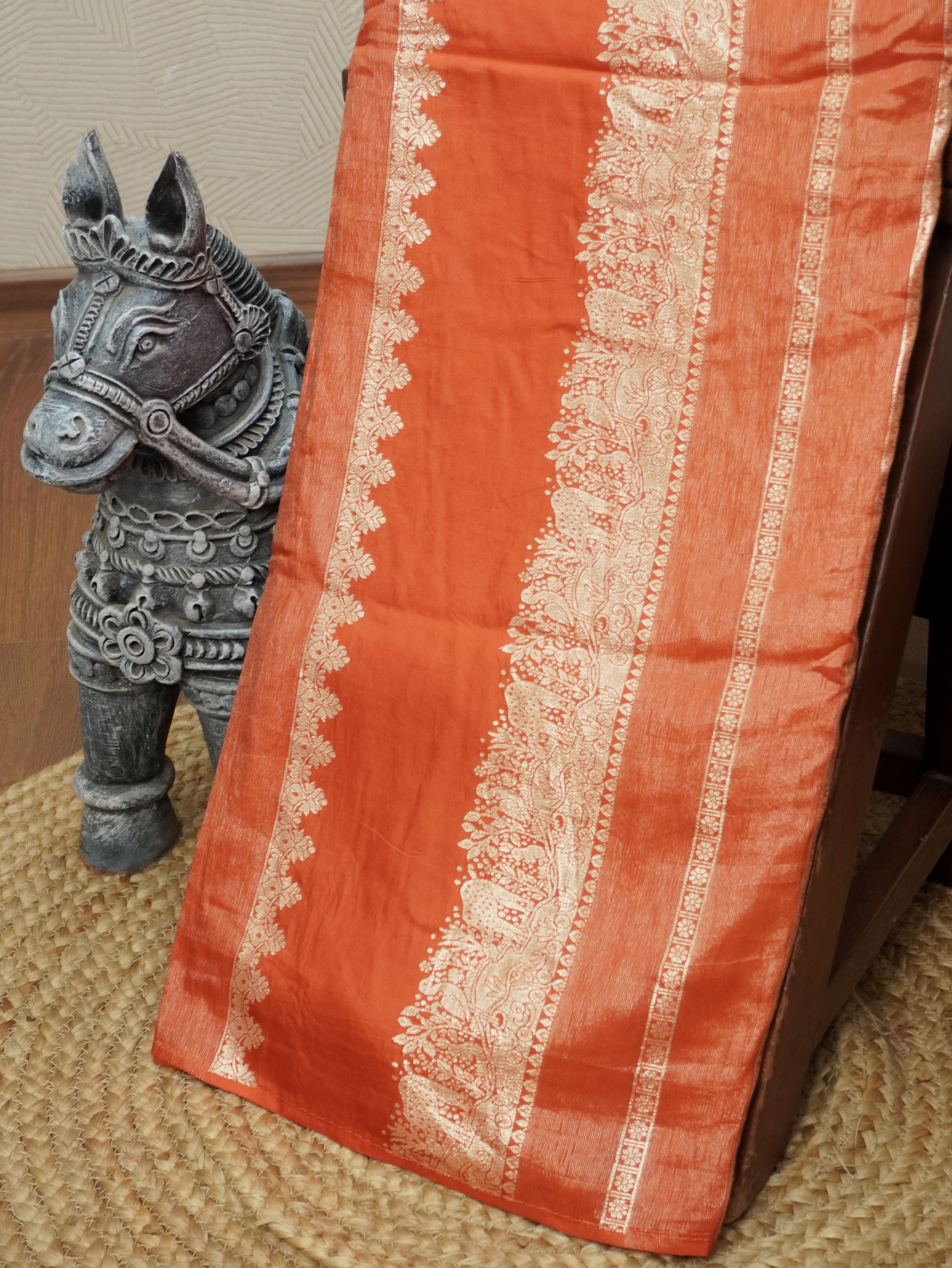 Viscose georgette Saree | TTDS3452