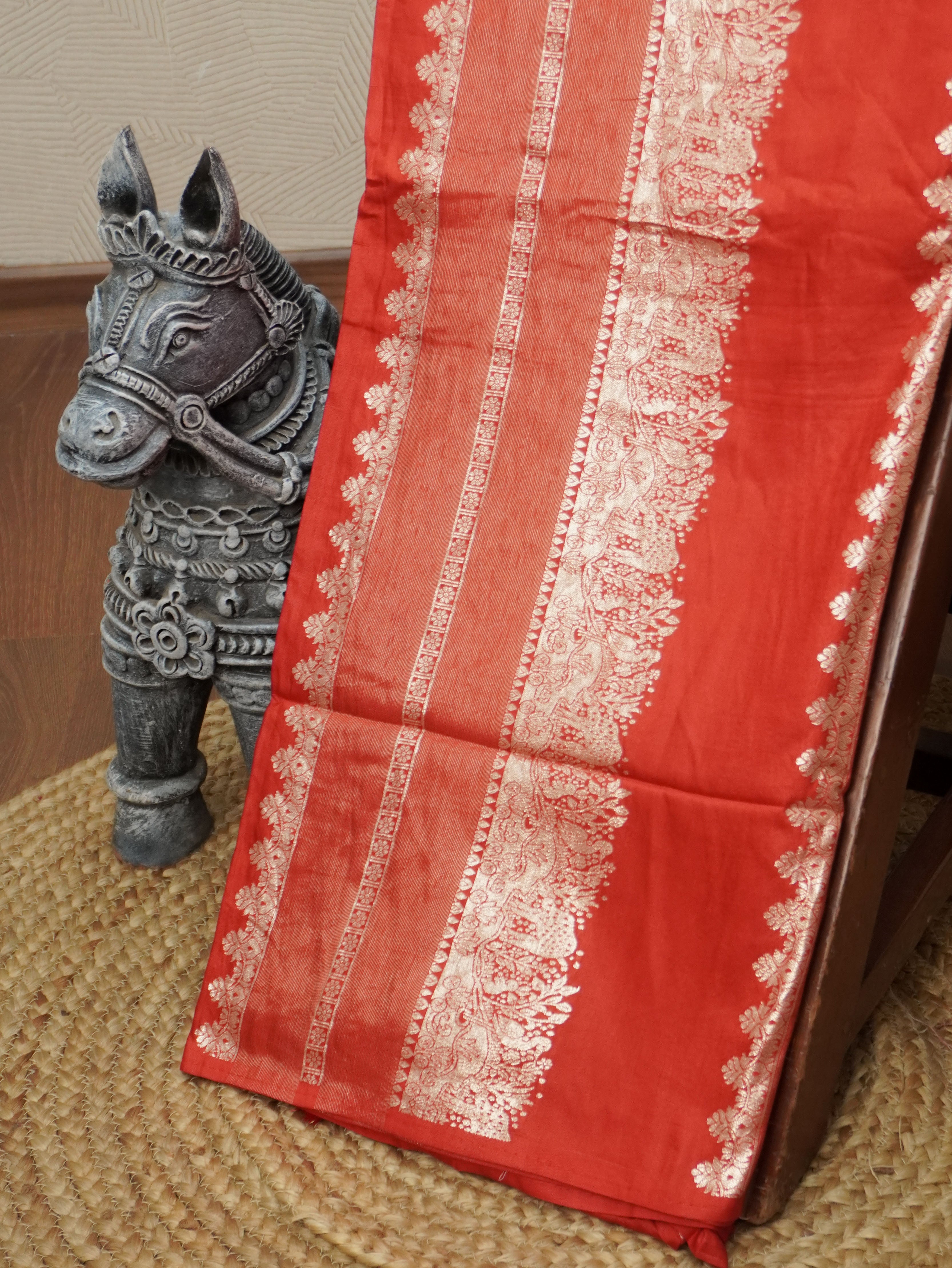 Viscose georgette Saree | TTDS3452