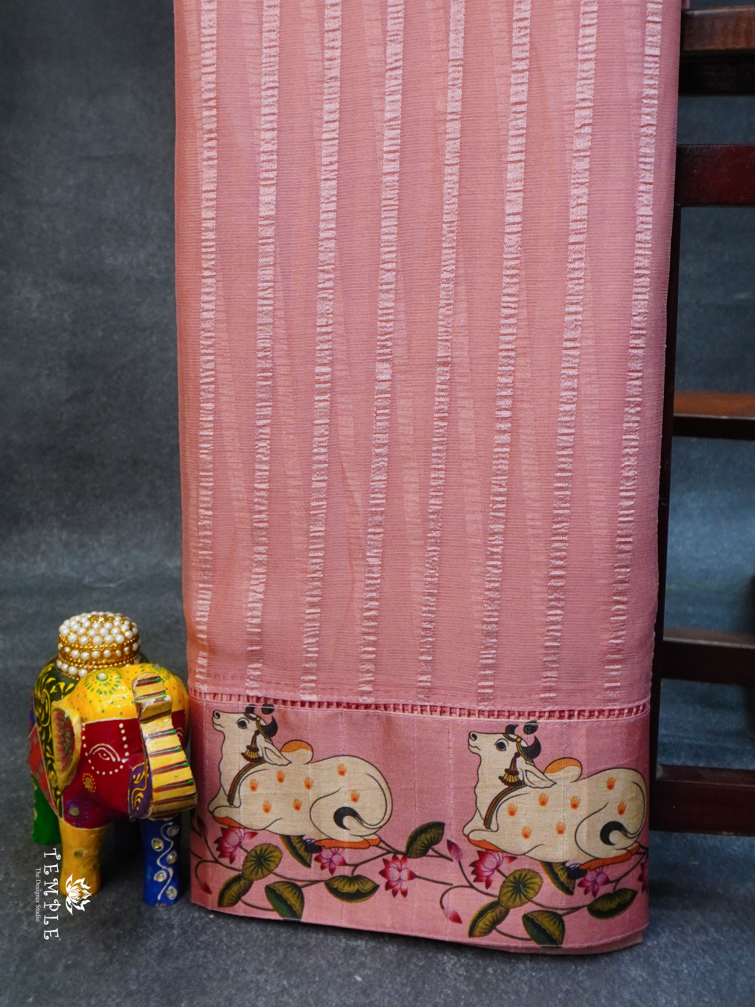 Pichwai Printed Georgette Saree | TTDS1556 | PRE BOOKING