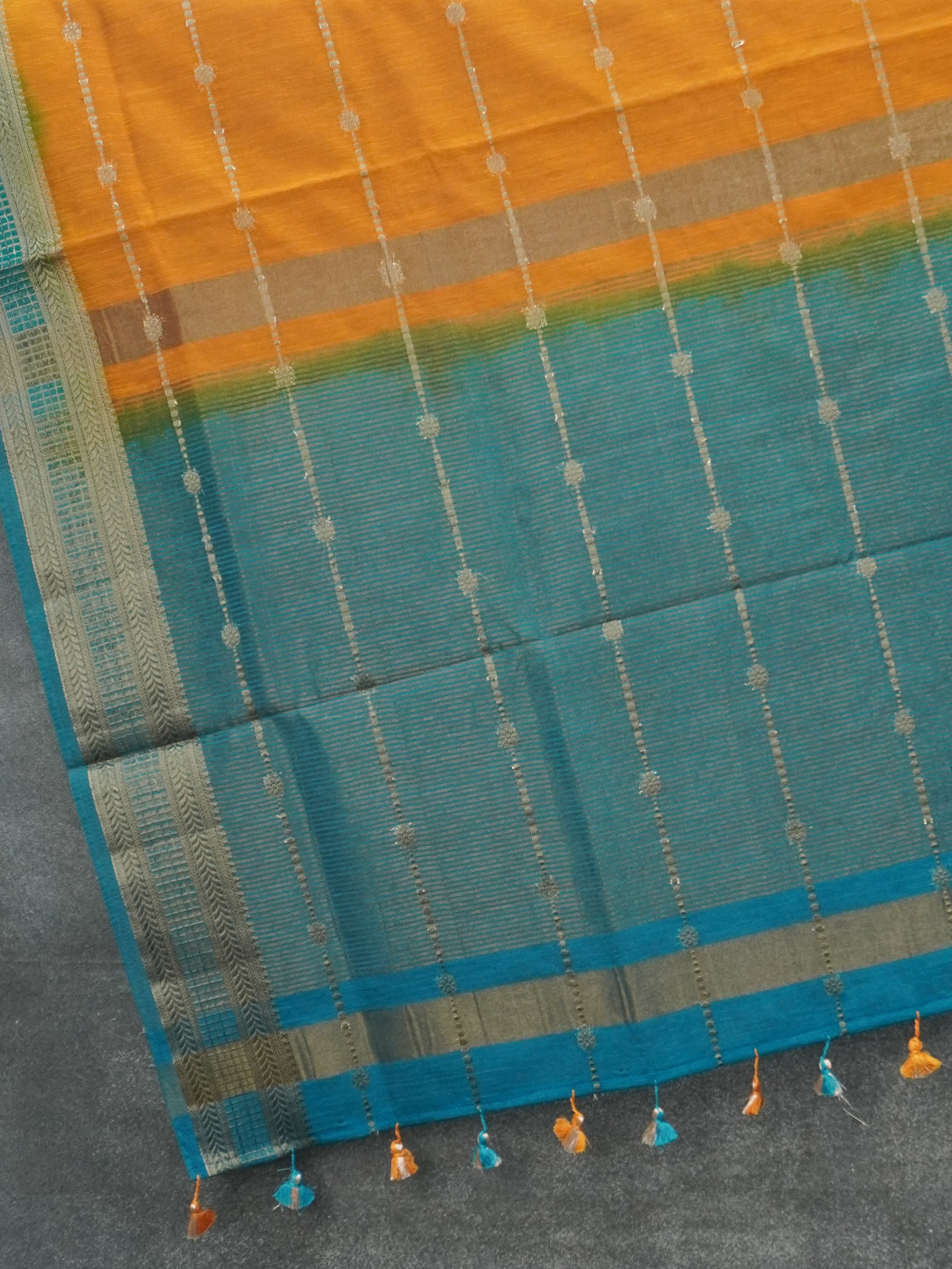 Jute Silk Cotton Saree | TTDS3449 | PRE BOOKING