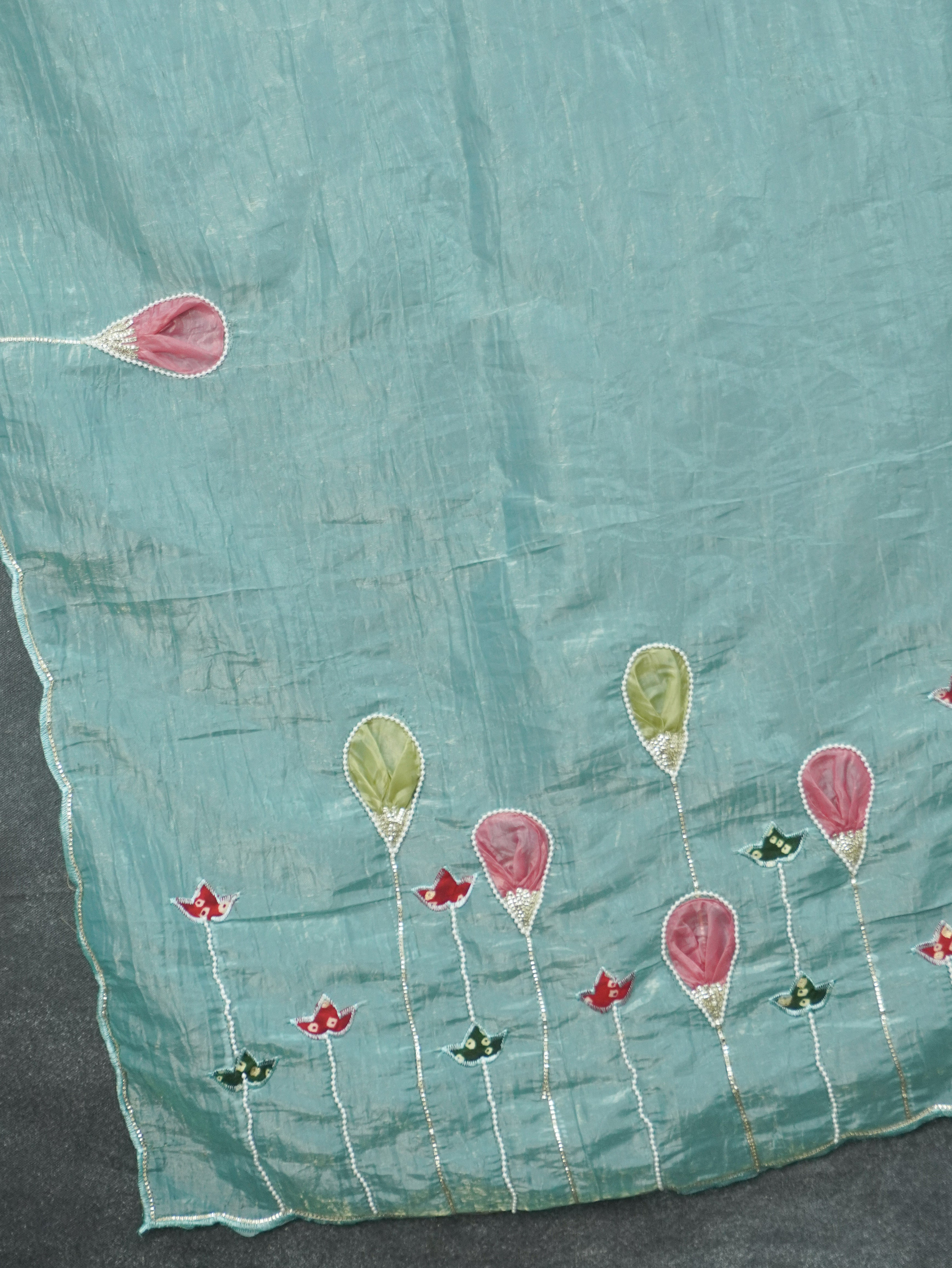 Crushed Tissue Saree | TTDS3461