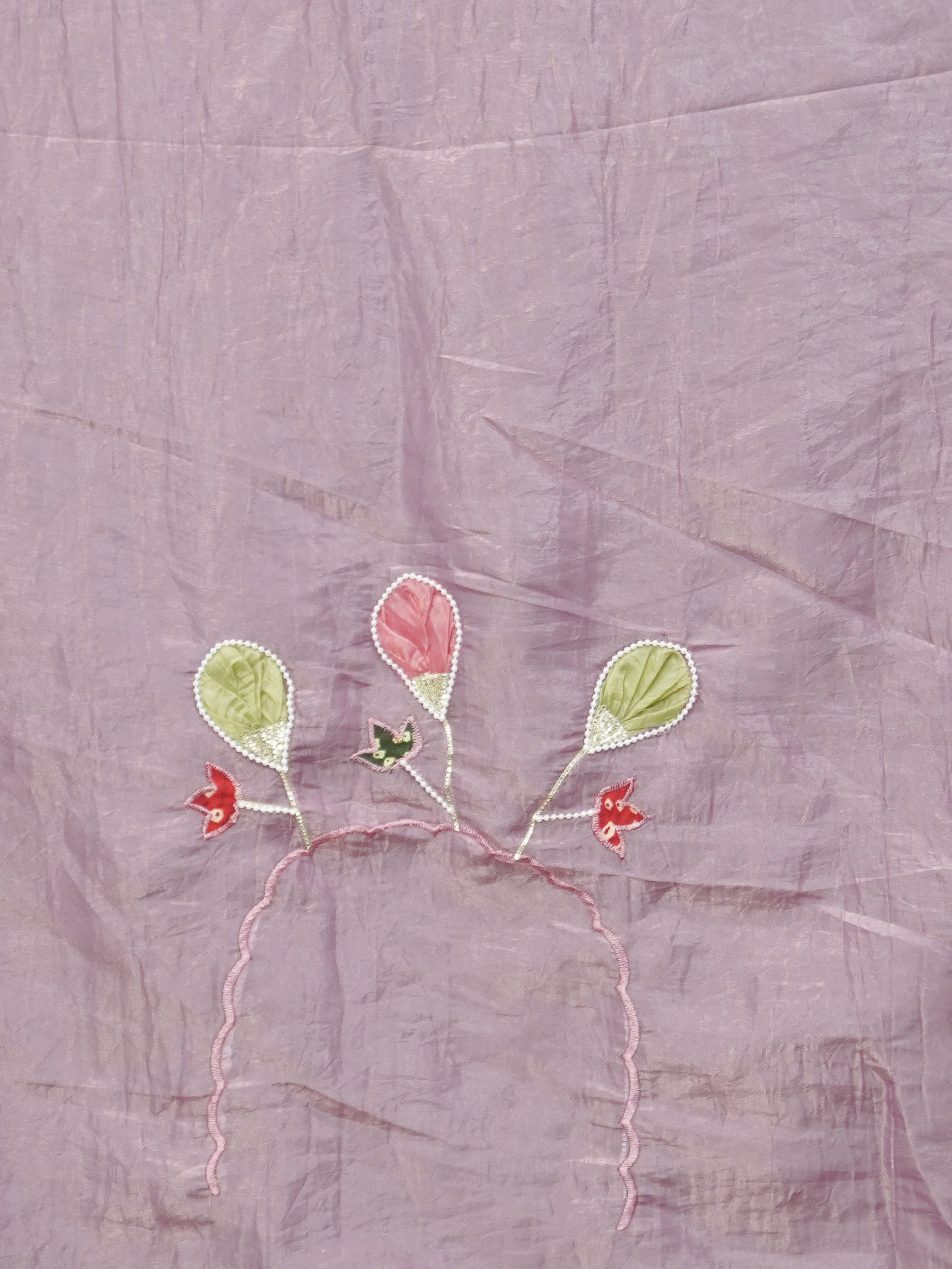 Crushed Tissue Saree | TTDS3461