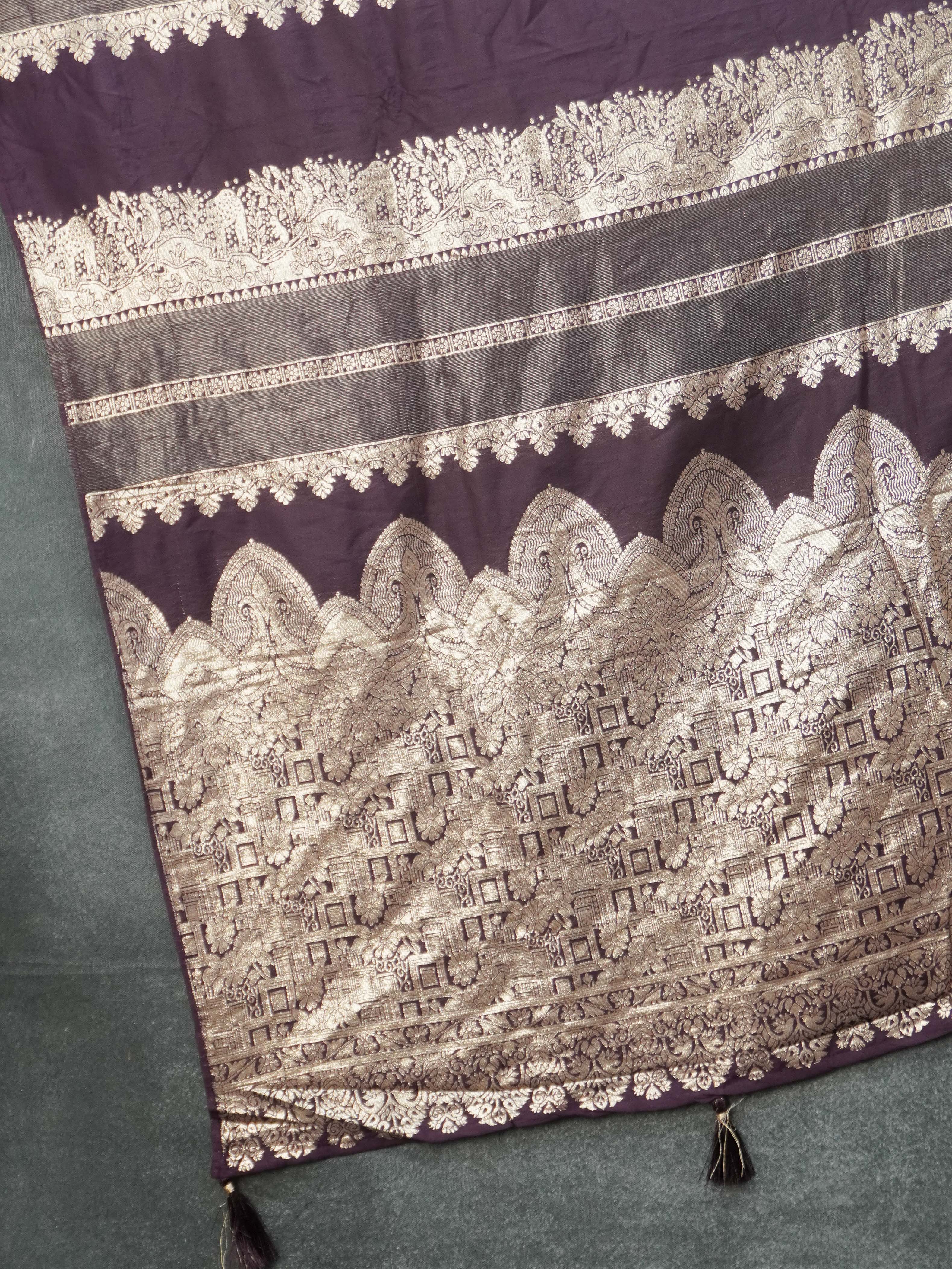 Viscose georgette Saree | TTDS3452