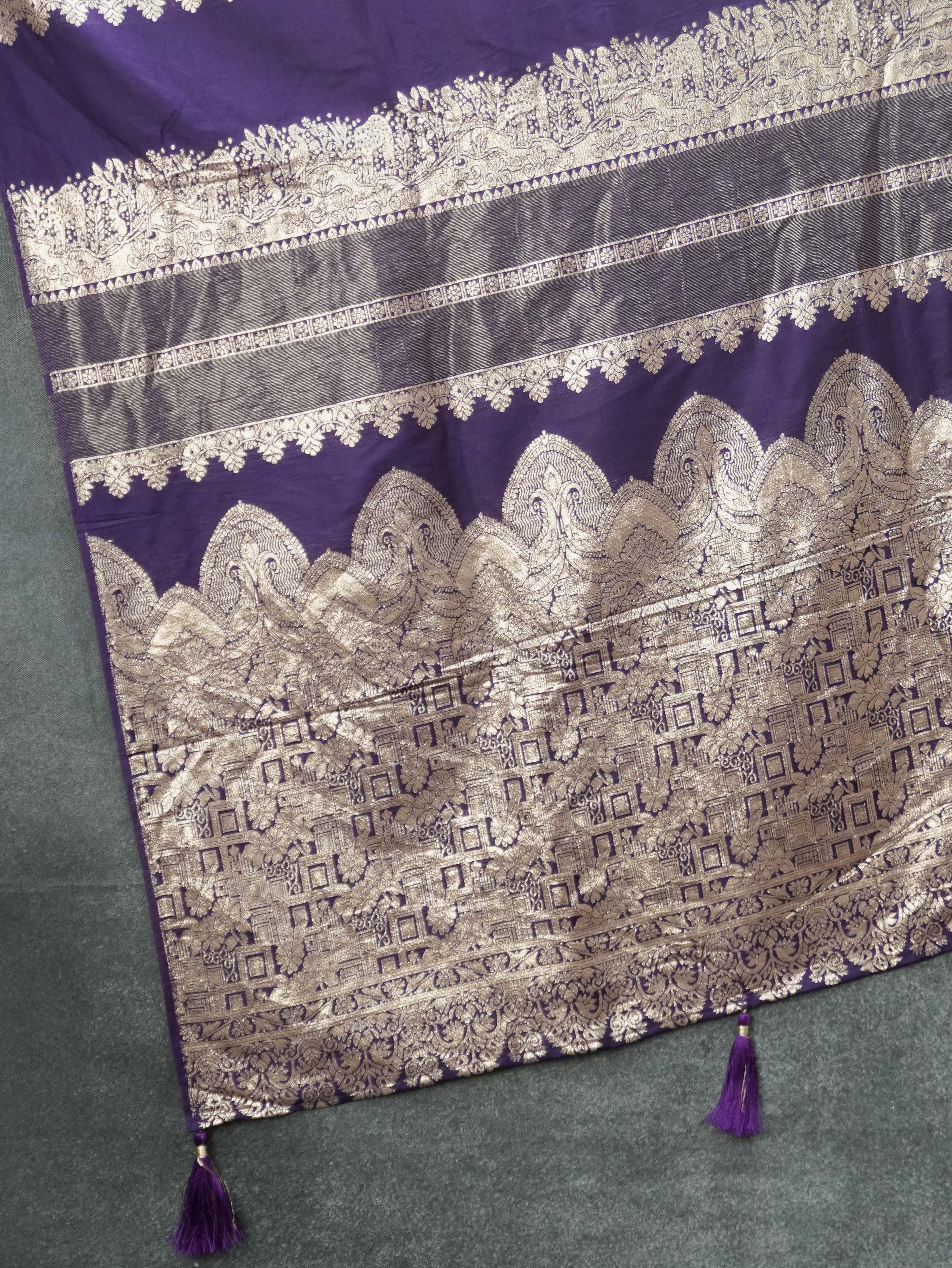 Viscose georgette Saree | TTDS3452