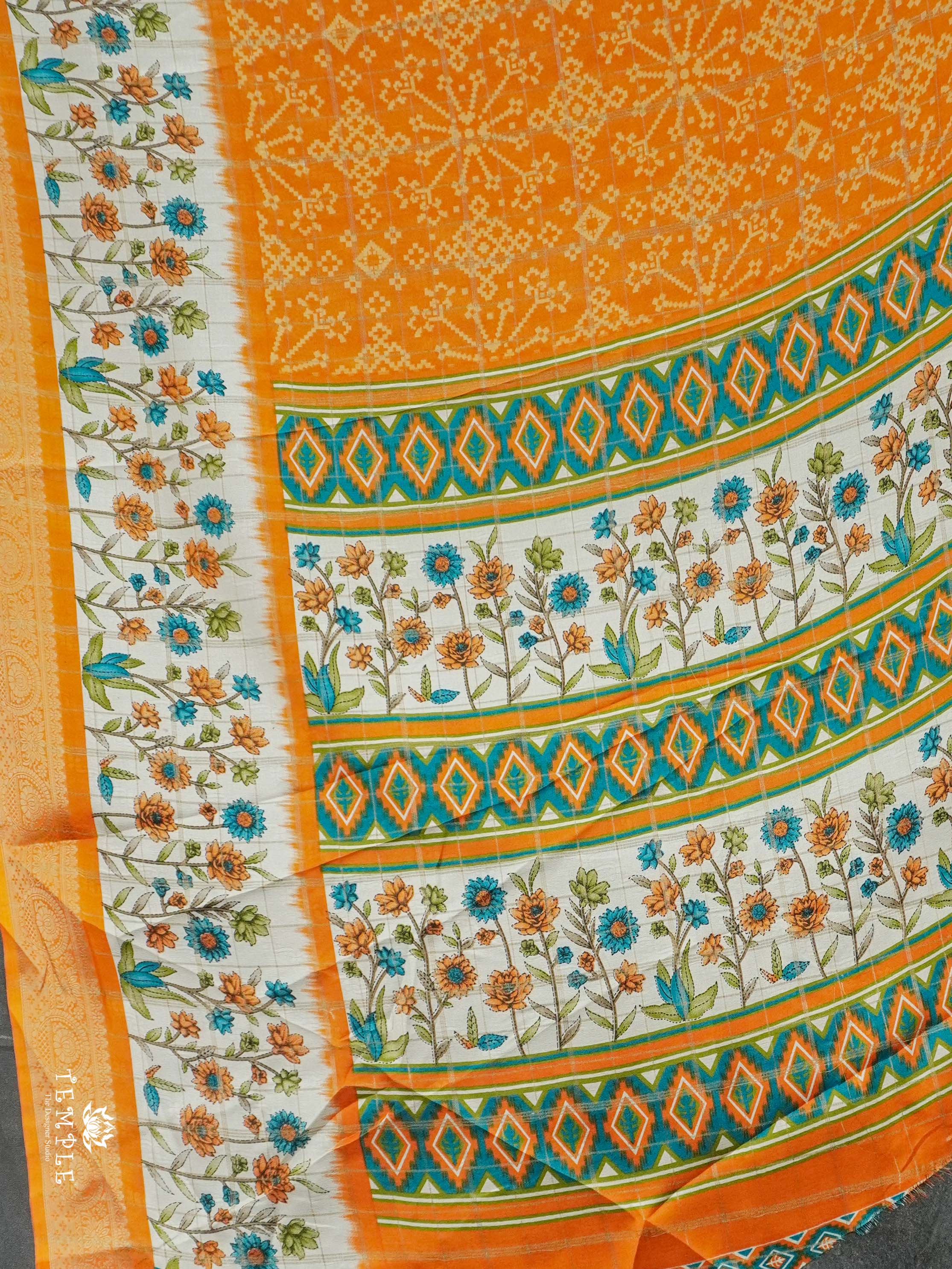 Printed Georgette Saree | TTDS2534
