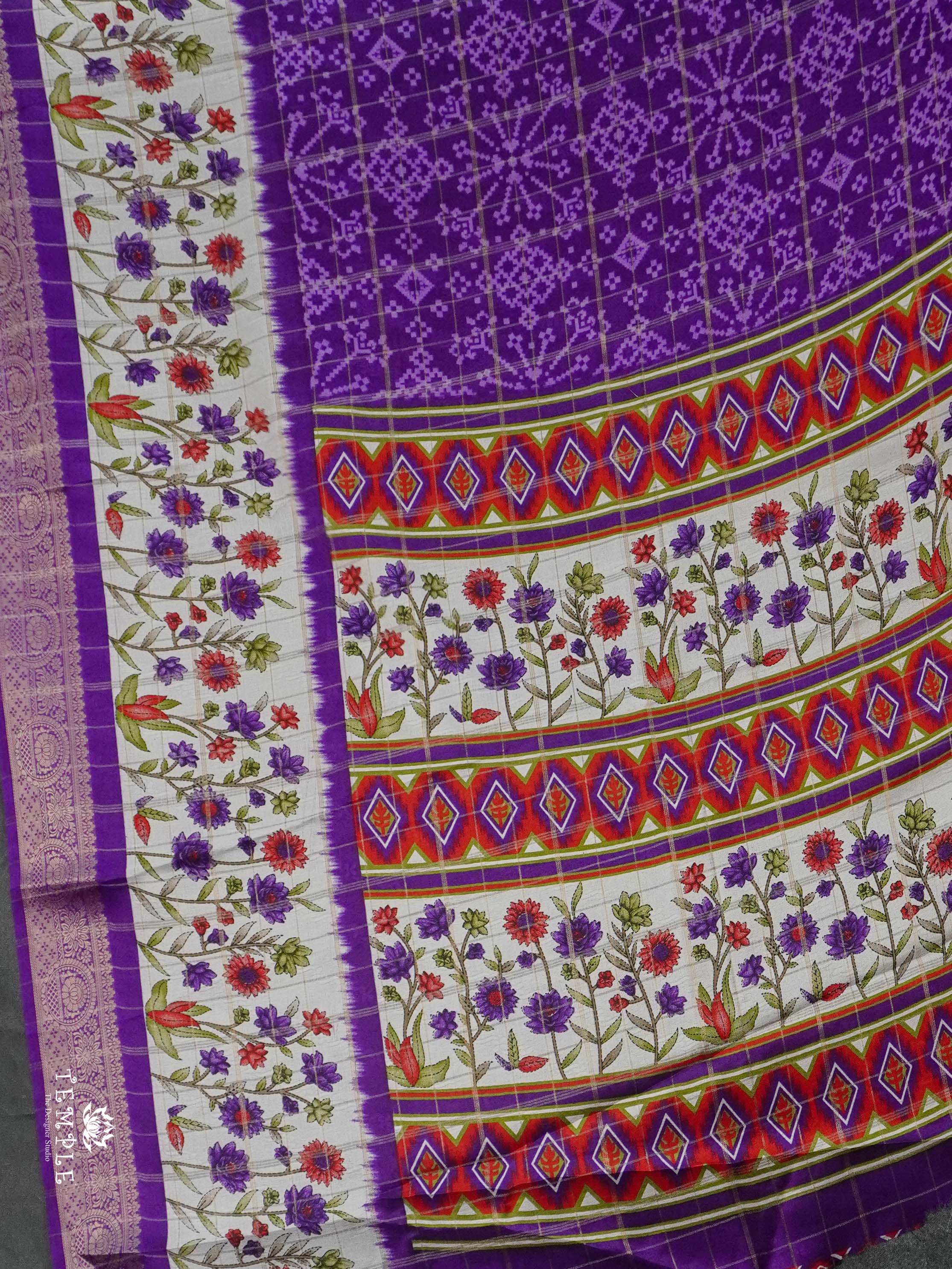 Printed Georgette Saree | TTDS2534