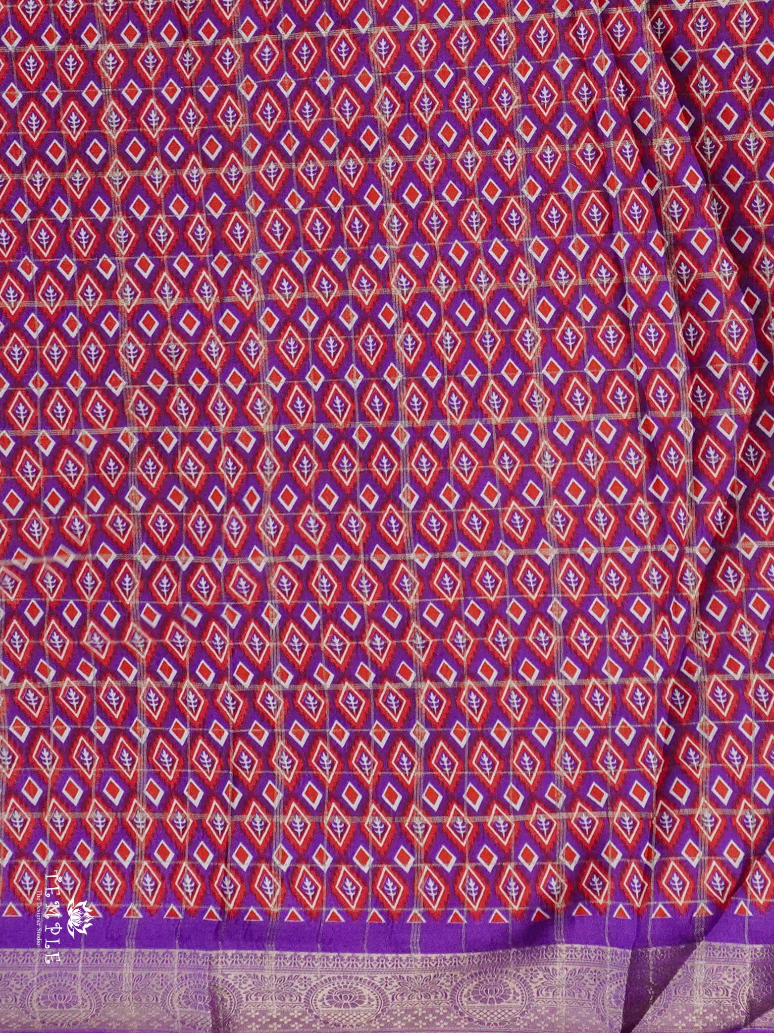 Printed Georgette Saree | TTDS2534