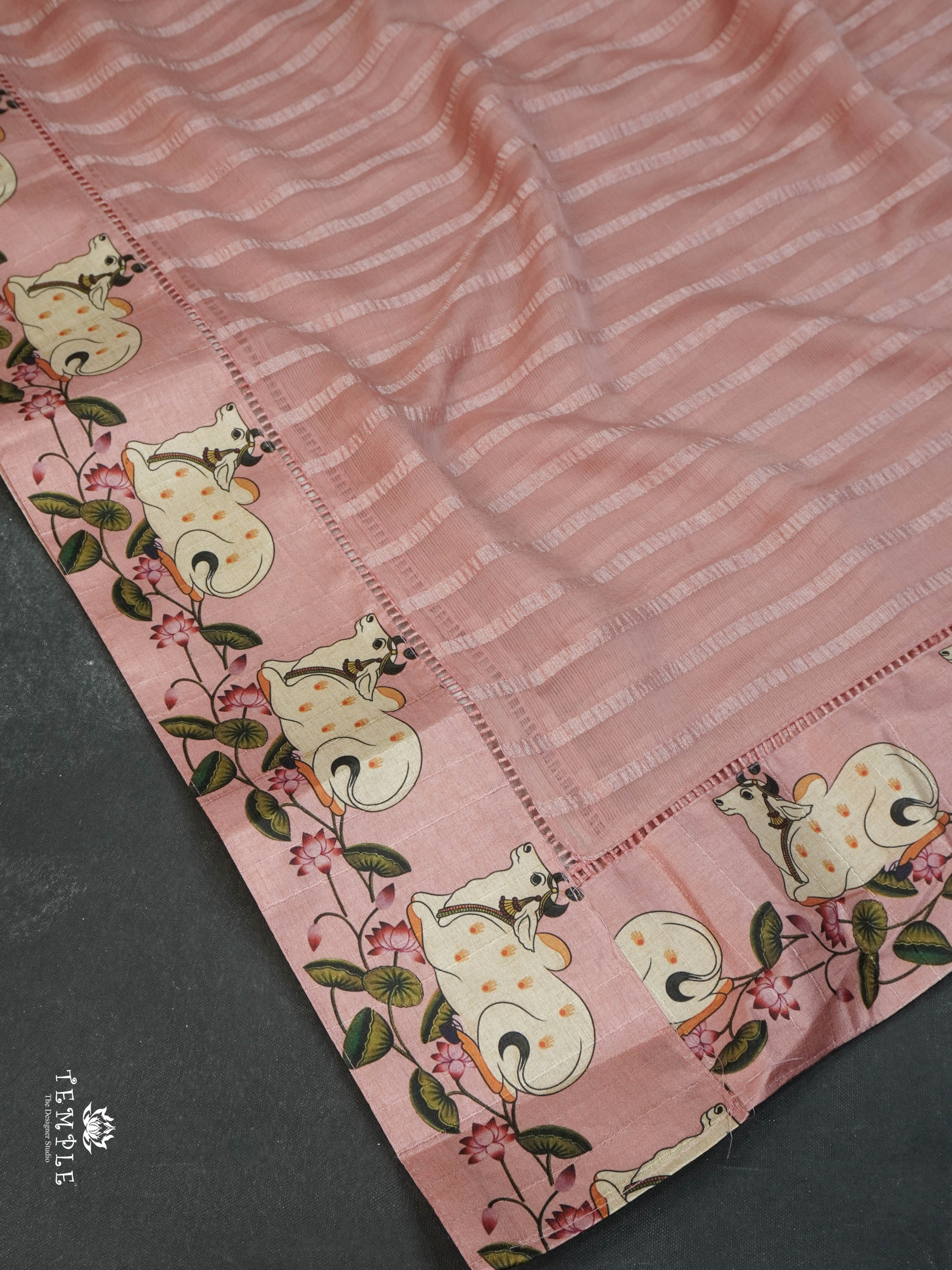 Pichwai Printed Georgette Saree | TTDS1556 | PRE BOOKING