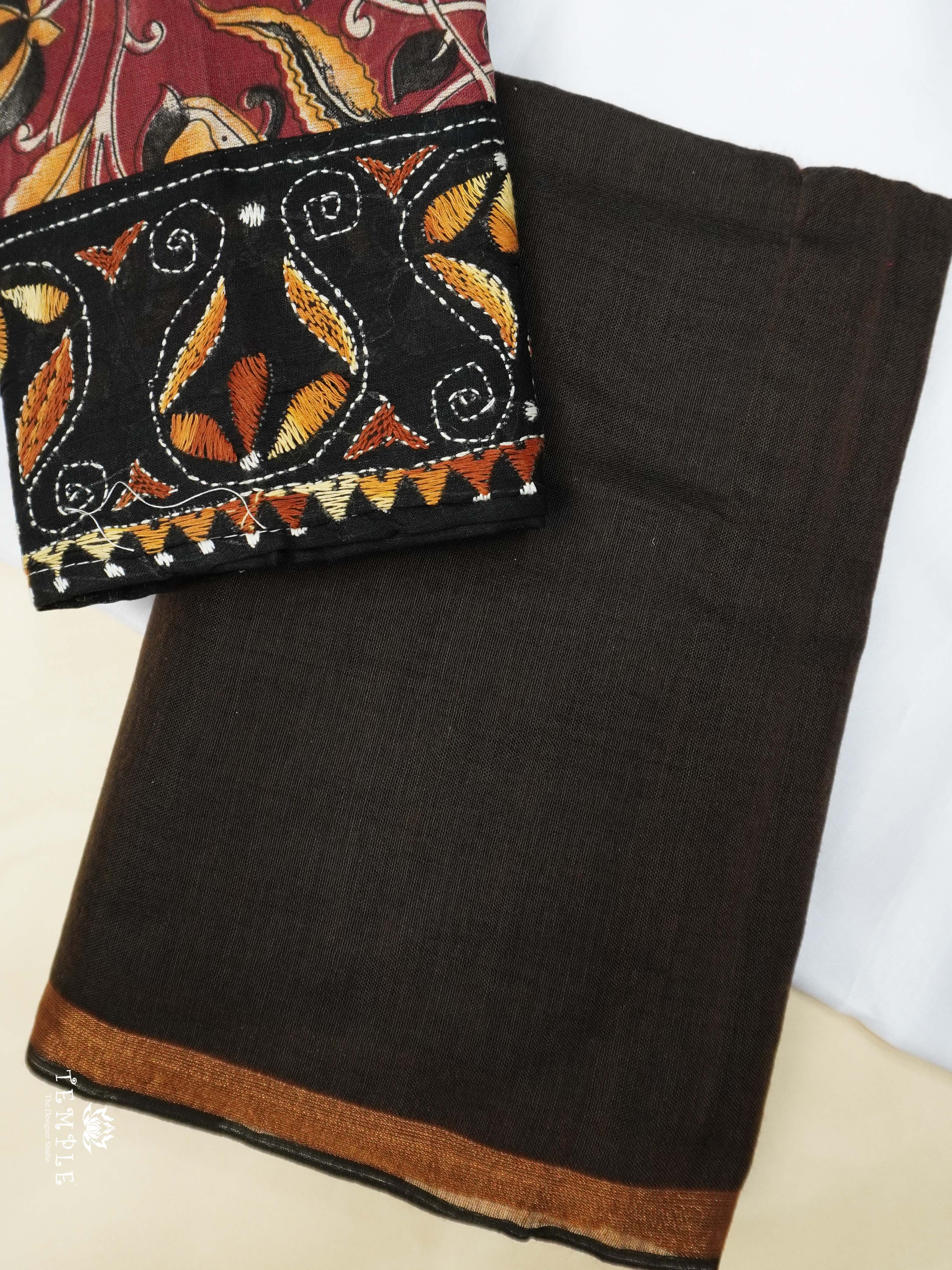 Mul Cotton Sarees With Printed Blouse | TTDS2511