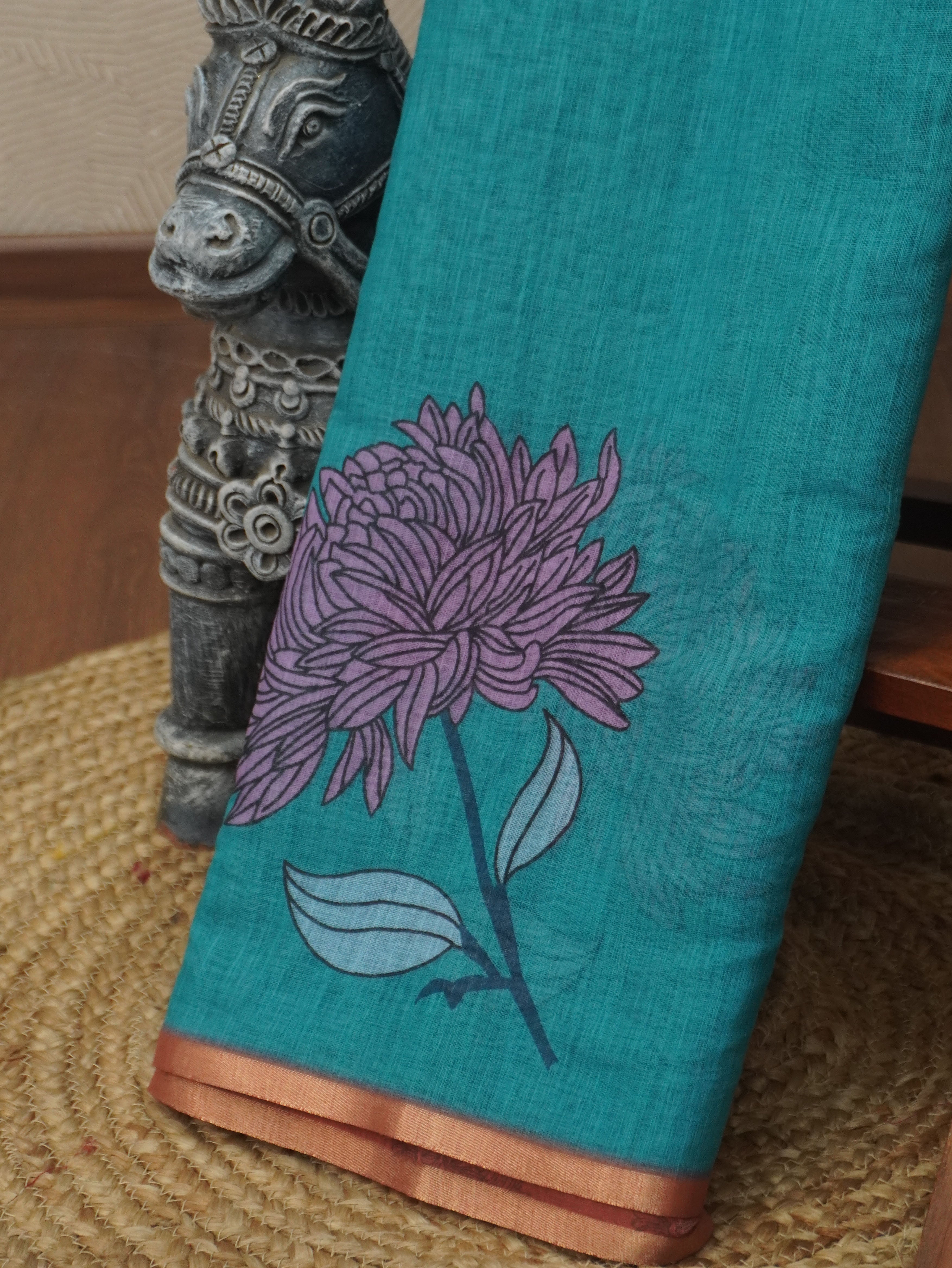 Chanderi Cotton Saree | TTDS3456