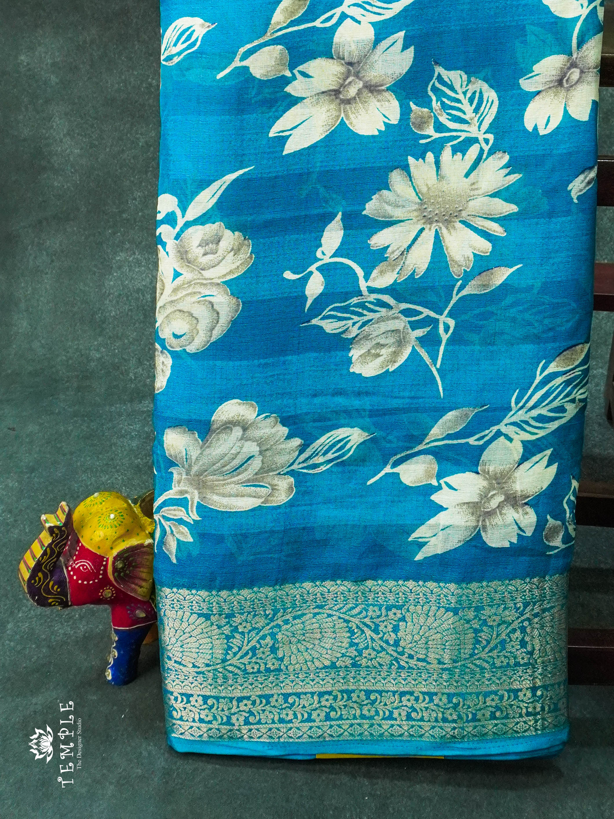 Floral Printed Georgette Saree | TTDS1181 | Sparkling Deals