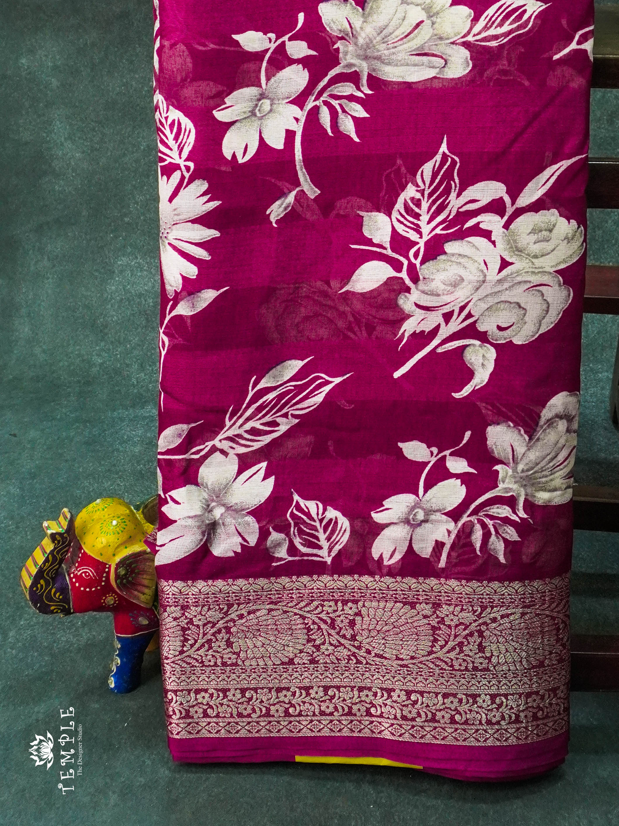 Floral Printed Georgette Saree | TTDS1181 | Sparkling Deals