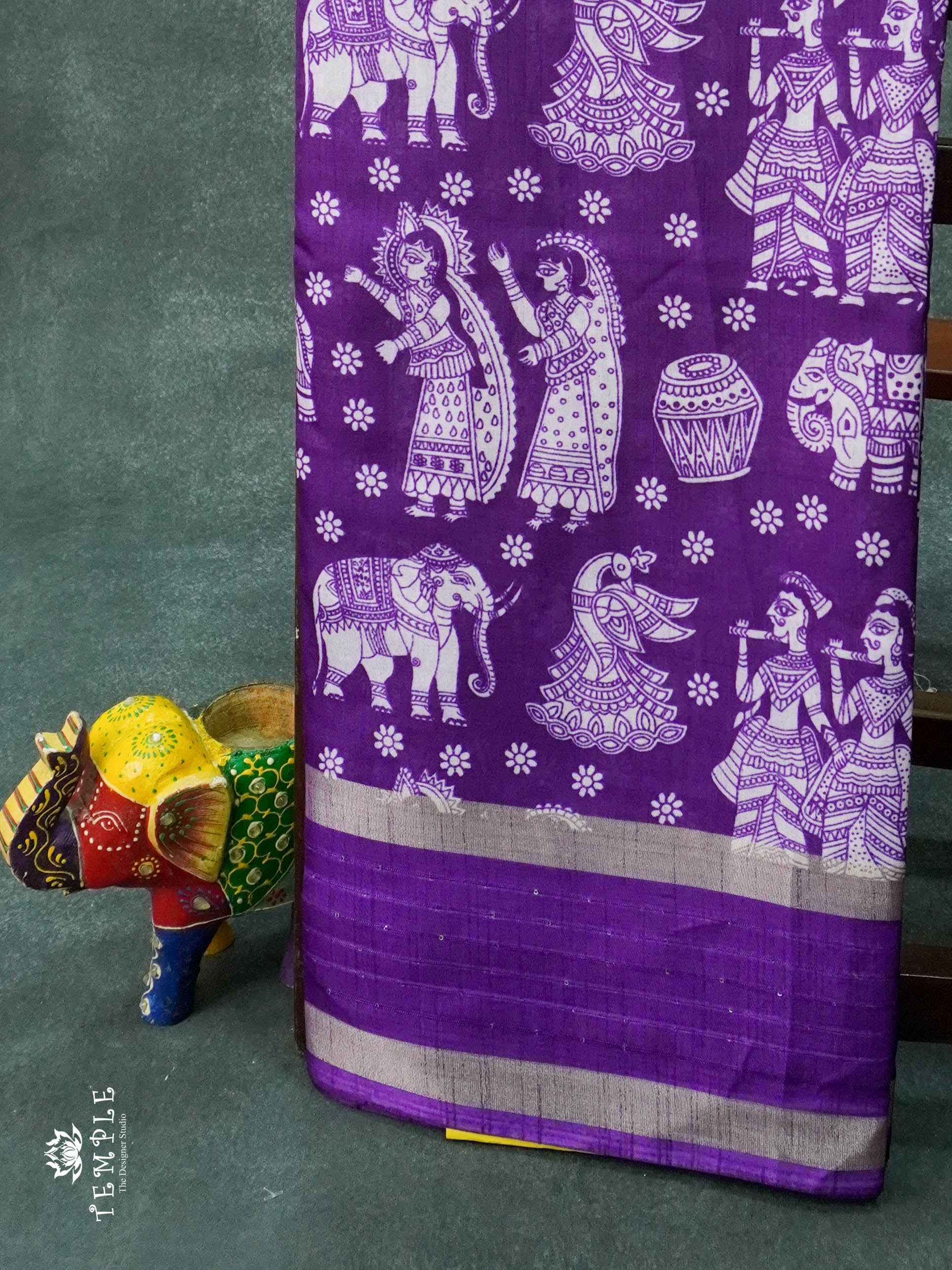 Dola Sequins Saree | TTDS1158 | Onam Collection