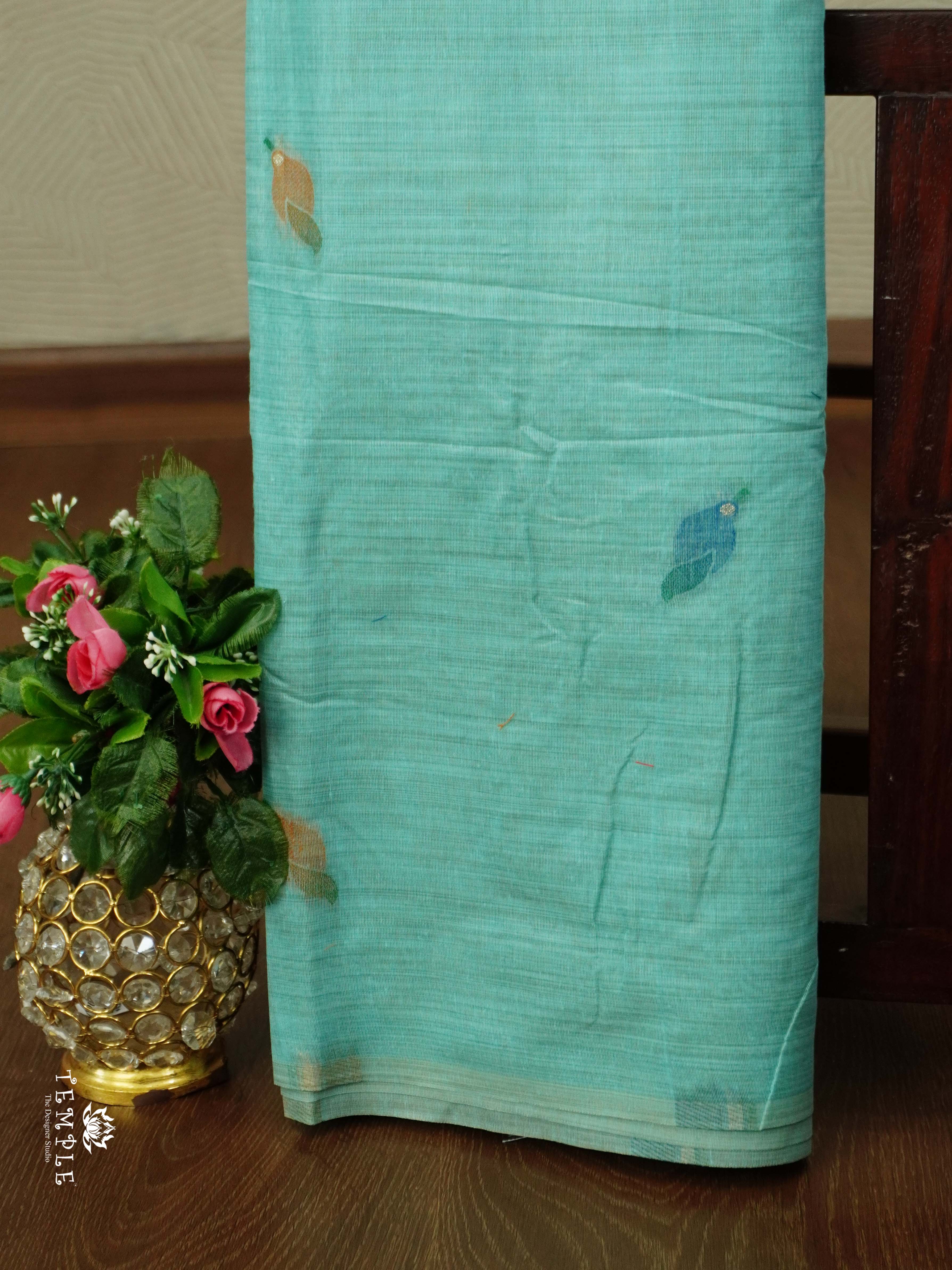 Munga Cotton saree With Floral Pallu | TTDS2550